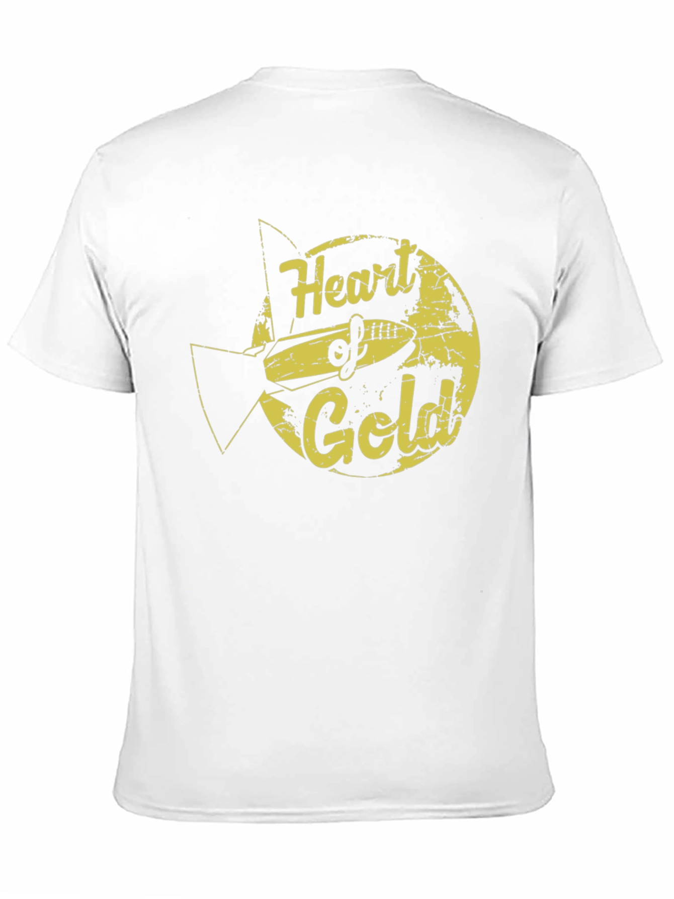 Heart of Gold Graphic Tee - Retro Sci-Fi Style