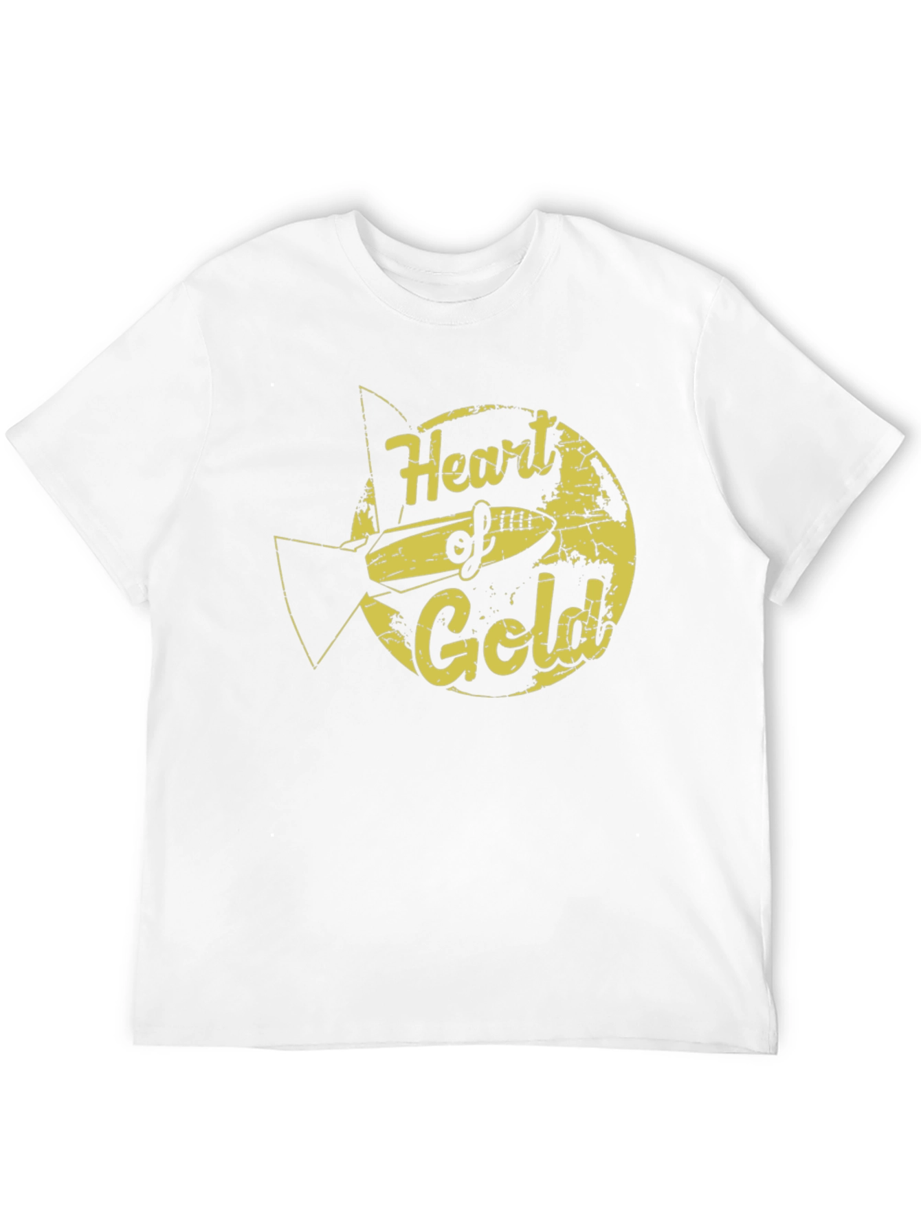 Heart of Gold Graphic Tee - Retro Sci-Fi Style