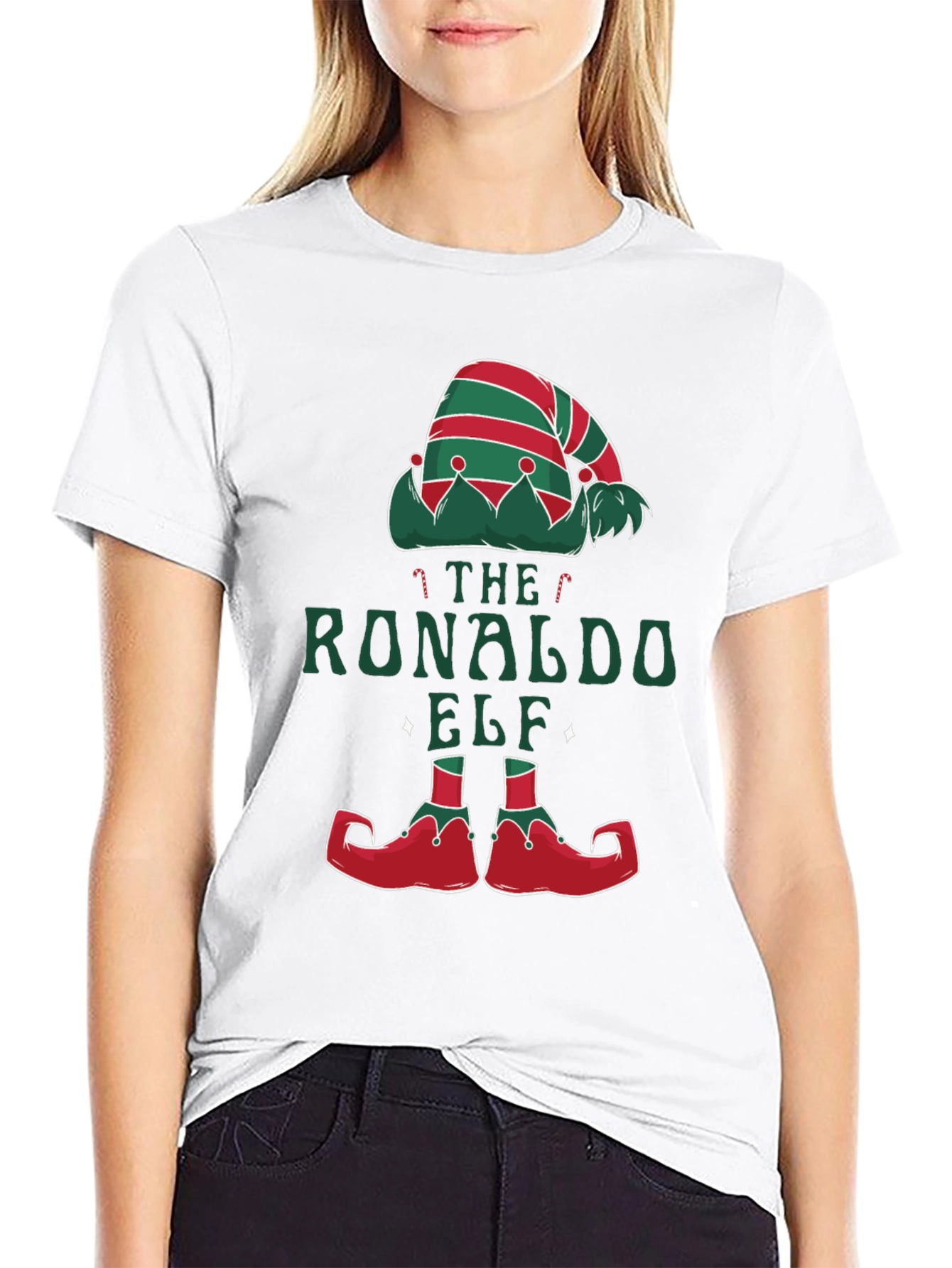 The Ronaldo Elf Graphic T-Shirt - Holiday Festive Tee