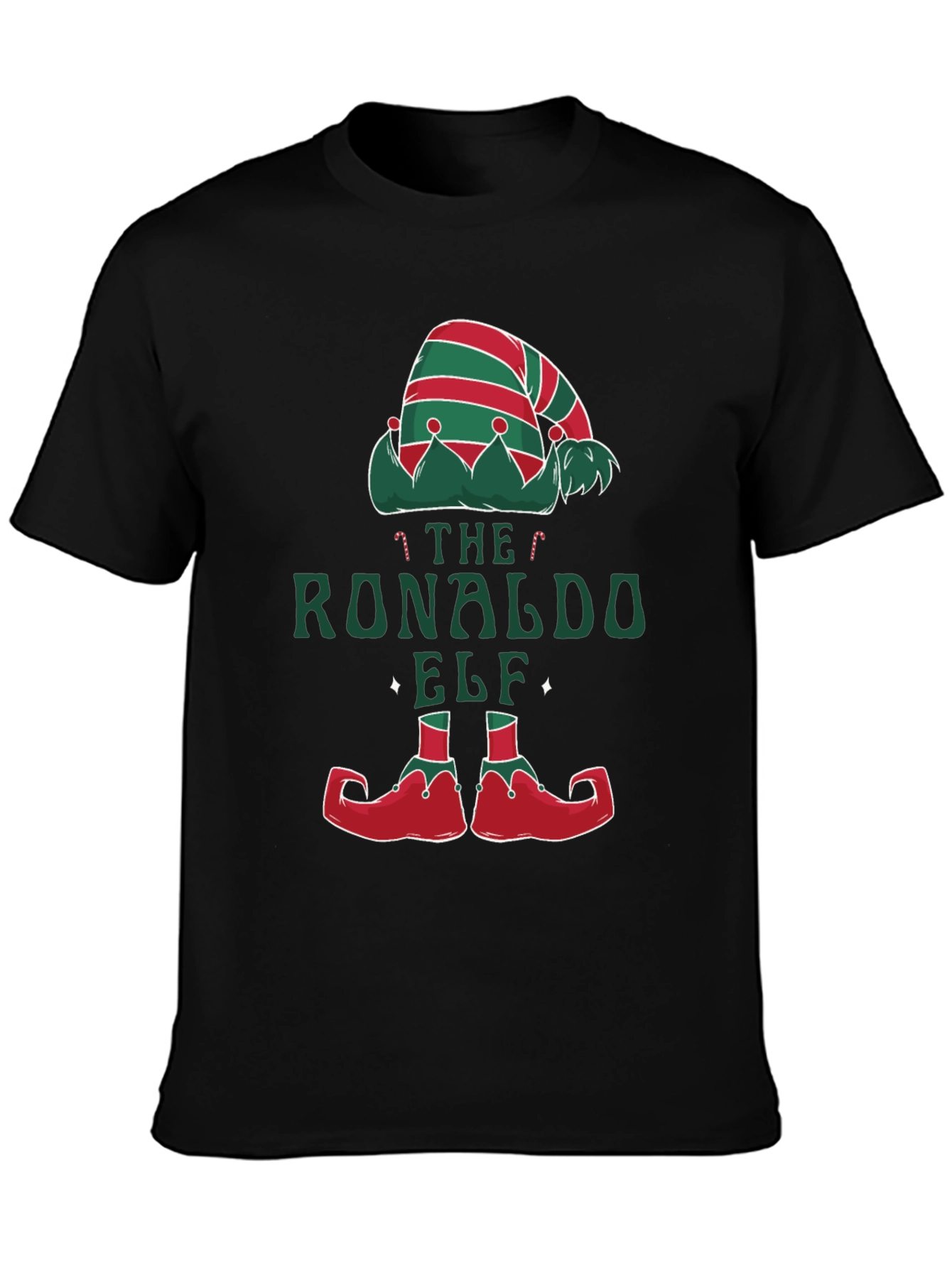 The Ronaldo Elf Graphic T-Shirt - Holiday Festive Tee