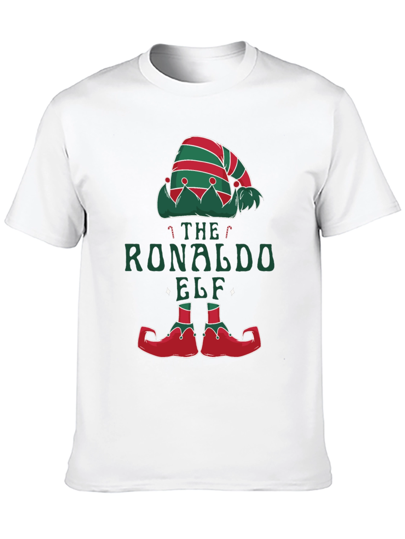 The Ronaldo Elf Graphic T-Shirt - Holiday Festive Tee