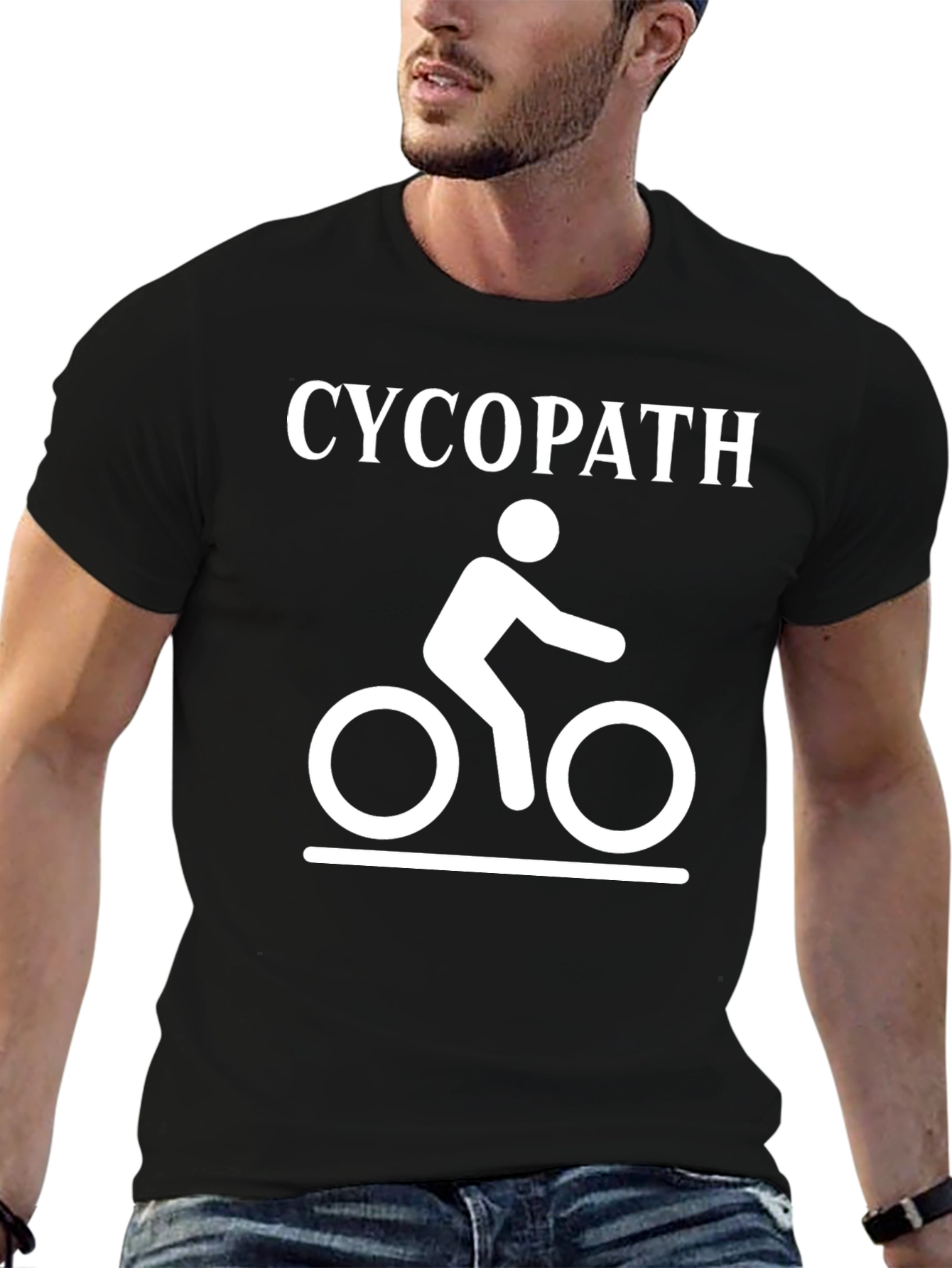 Cycopath Cycling Humor T-Shirt - Funny Biker Tee