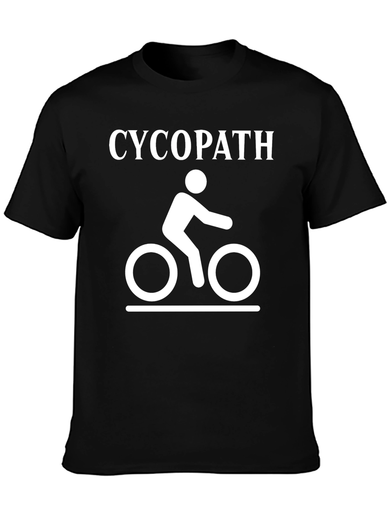 Cycopath Cycling Humor T-Shirt - Funny Biker Tee
