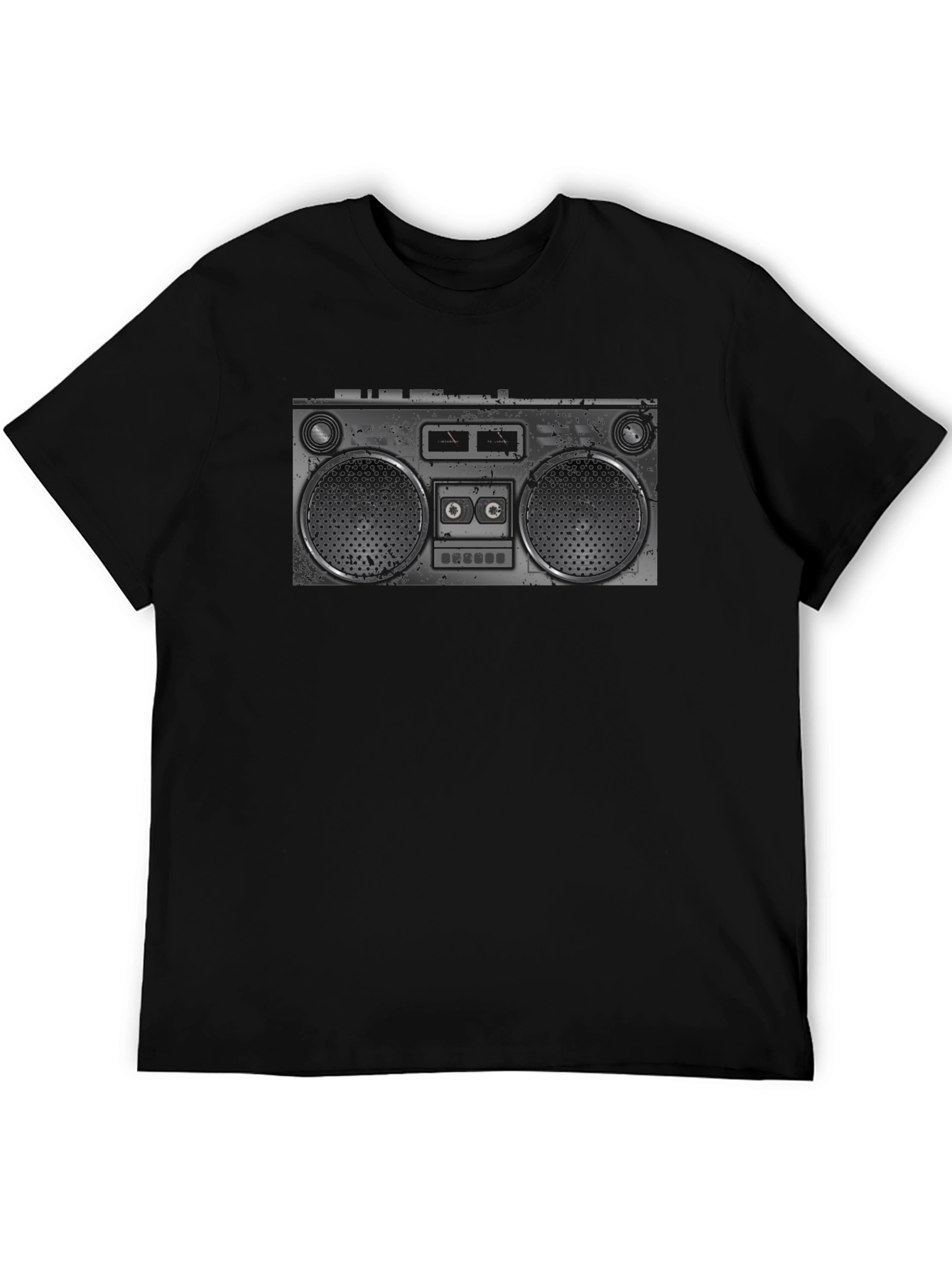 Retro Boombox Graphic T-Shirt