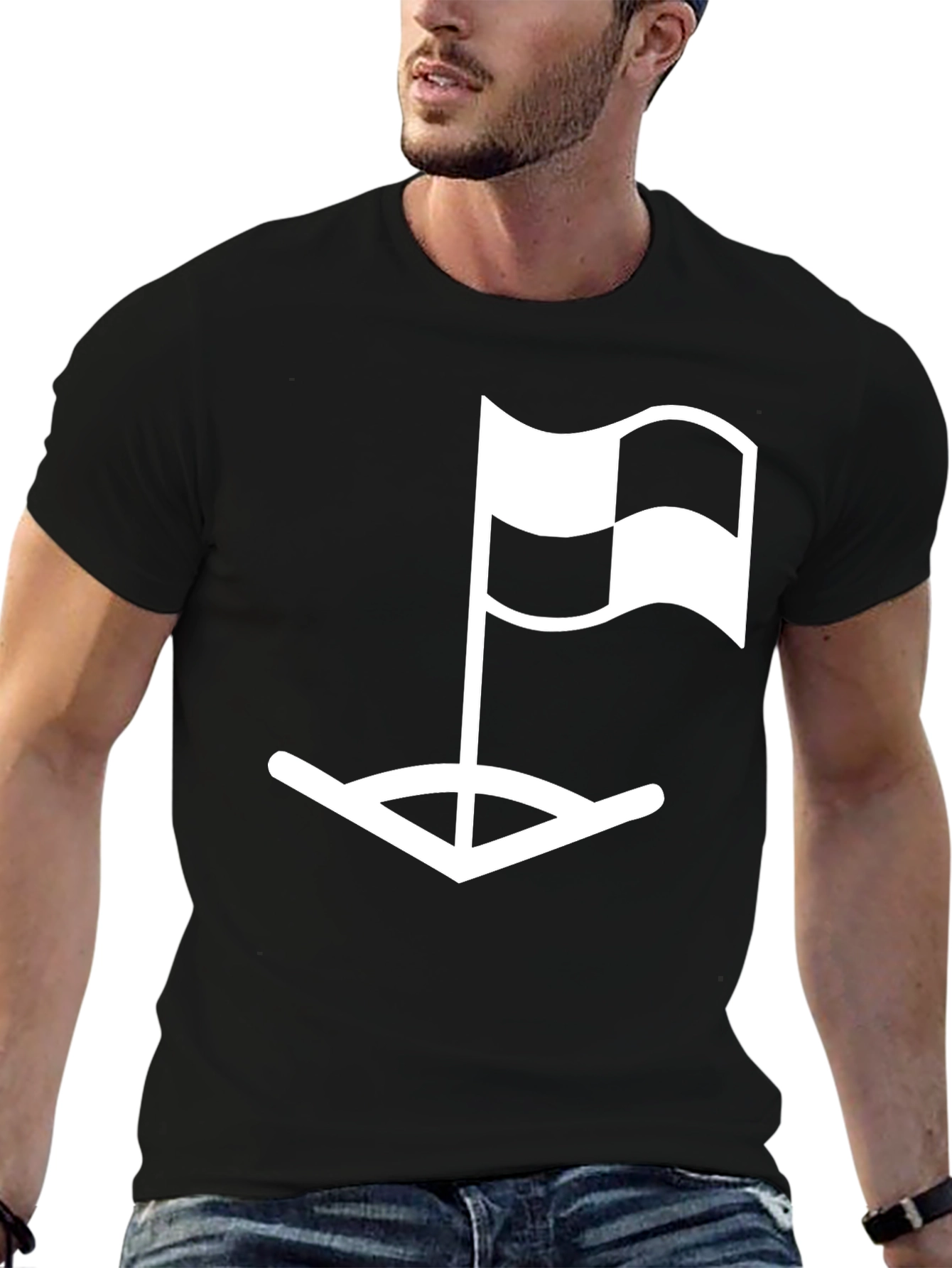 Soccer Corner Flag Graphic T-Shirt