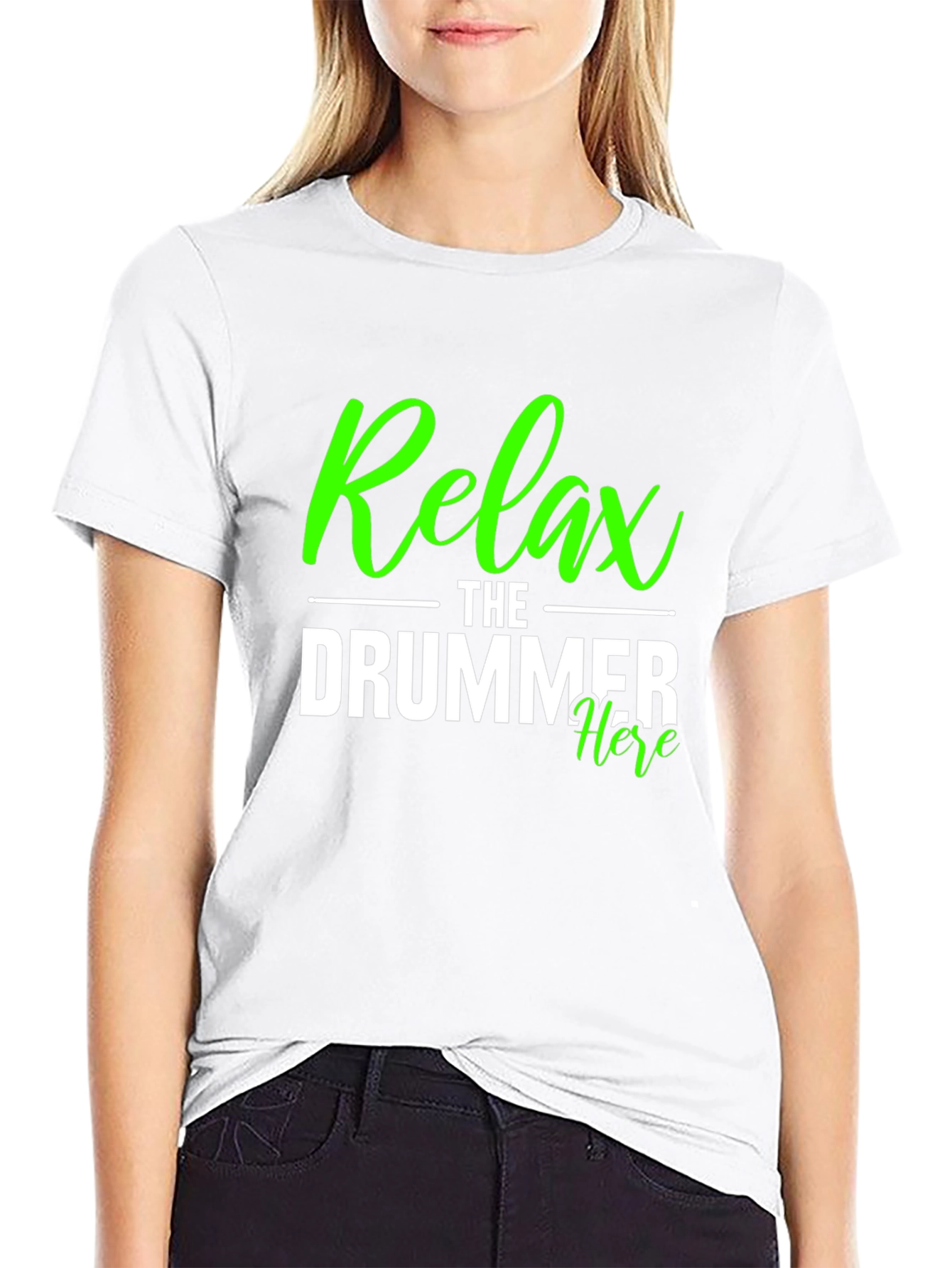 Relax The Drummer Here Funny Musician T-Shirt