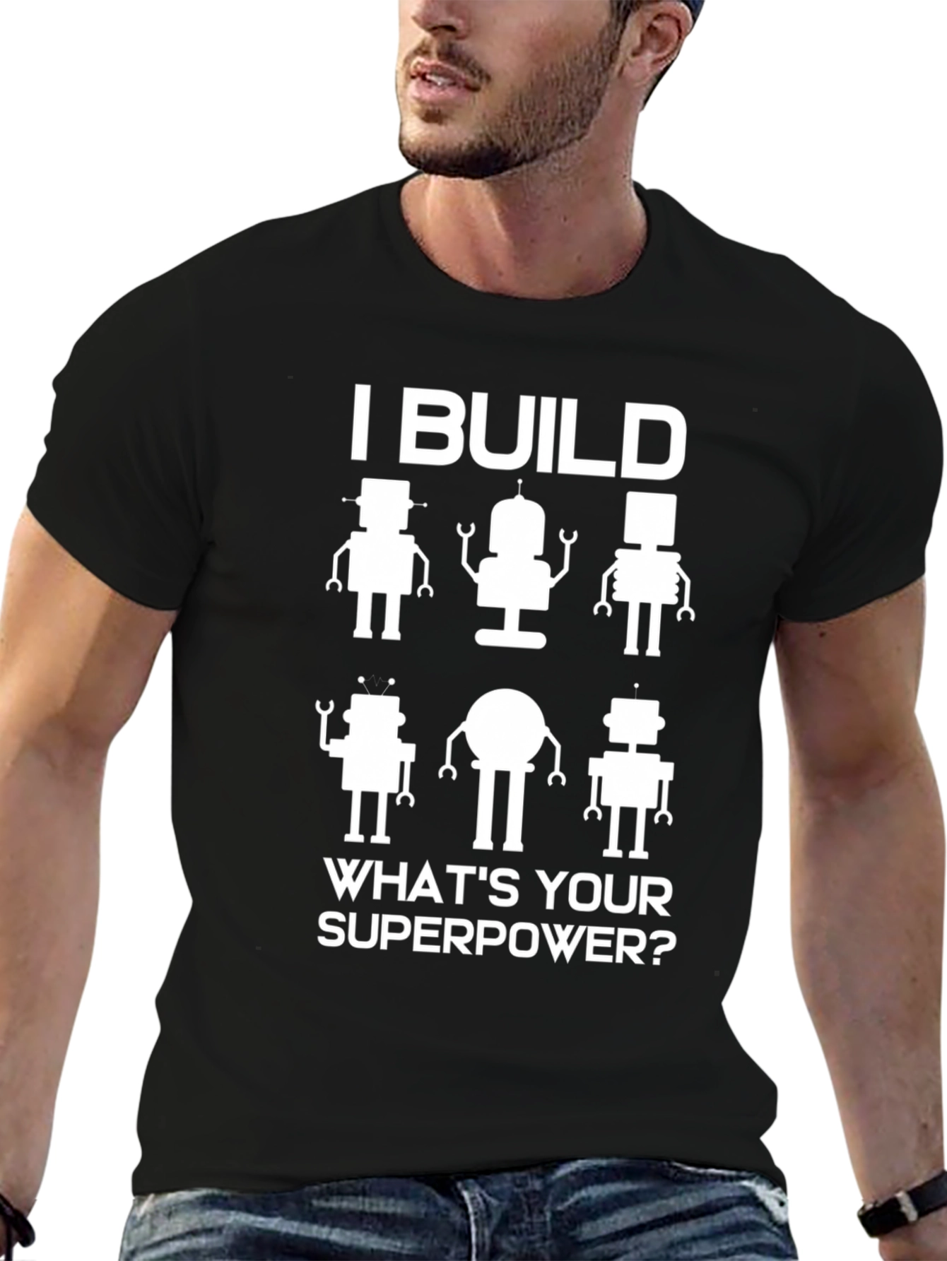 I Build Robots Graphic Tee - Superpower T-Shirt