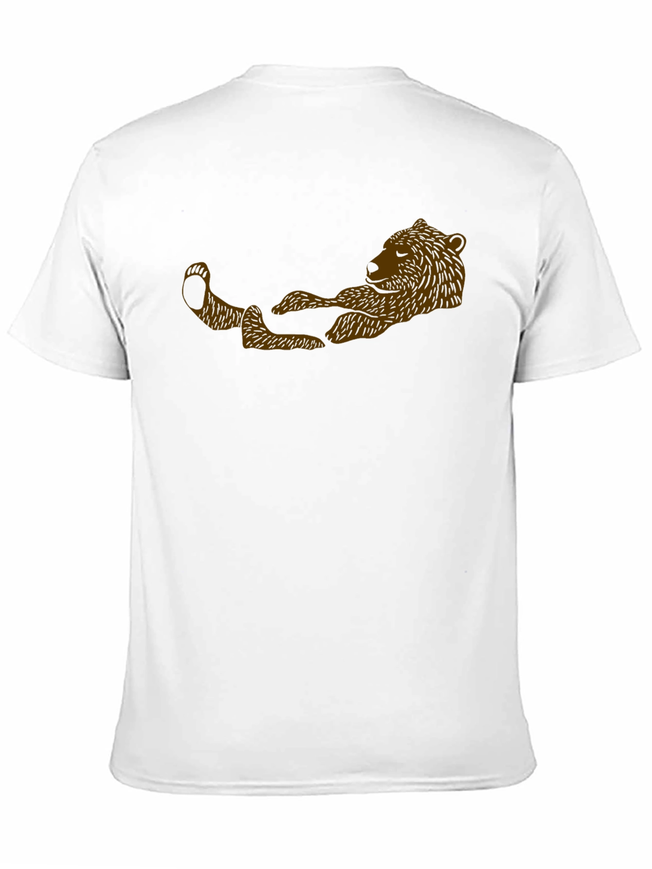 Lazy Bear Graphic Tee - Mens Black T-Shirt