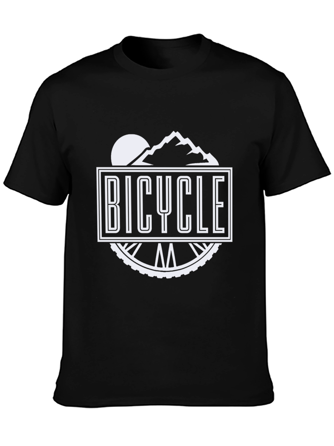 Bicycle Graphic T-Shirt - Black