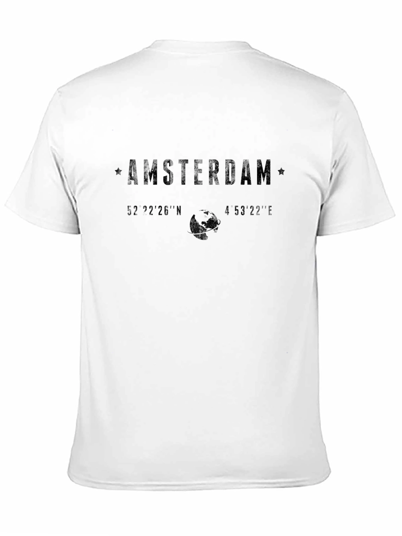 Amsterdam Coordinates Graphic Tee