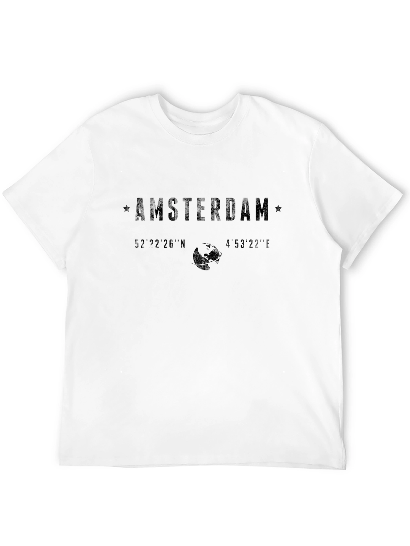 Amsterdam Coordinates Graphic Tee