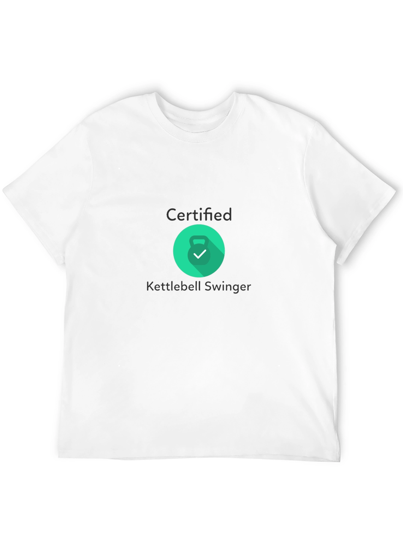 Certified Kettlebell Swinger Black T-Shirt