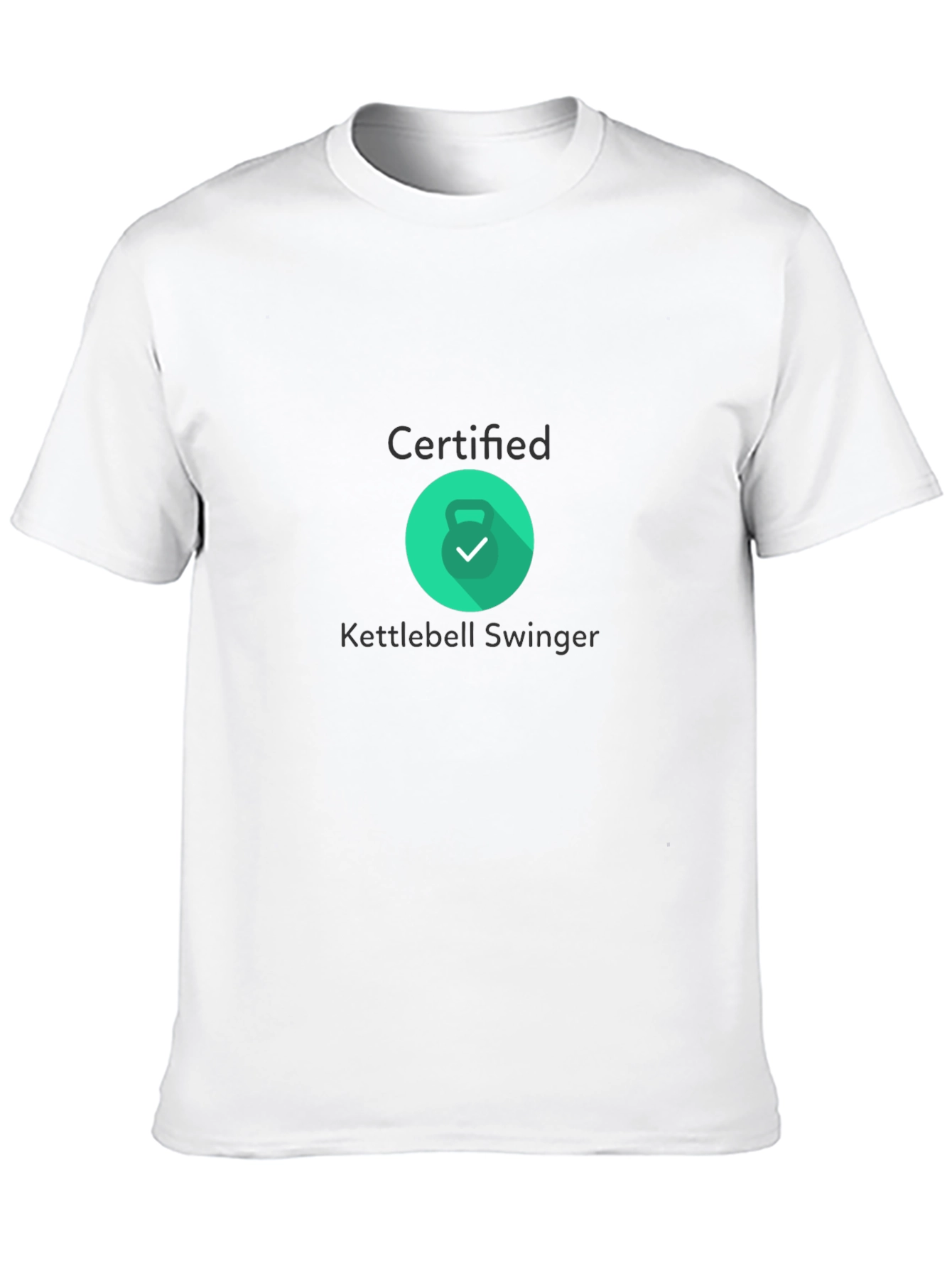 Certified Kettlebell Swinger Black T-Shirt