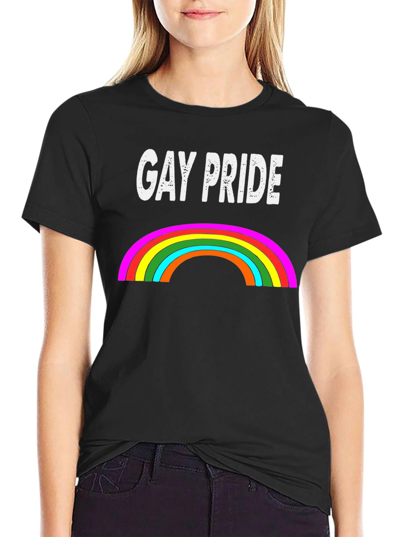 Gay Pride Rainbow Graphic Tee - Celebrate Love