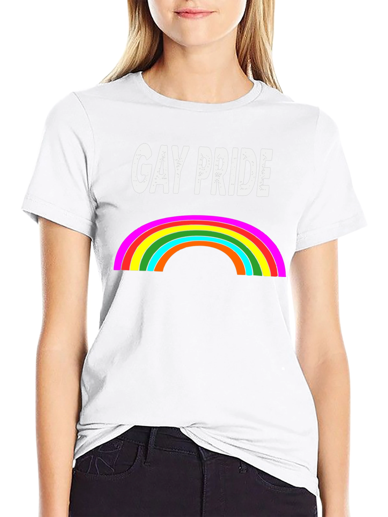 Gay Pride Rainbow Graphic Tee - Celebrate Love