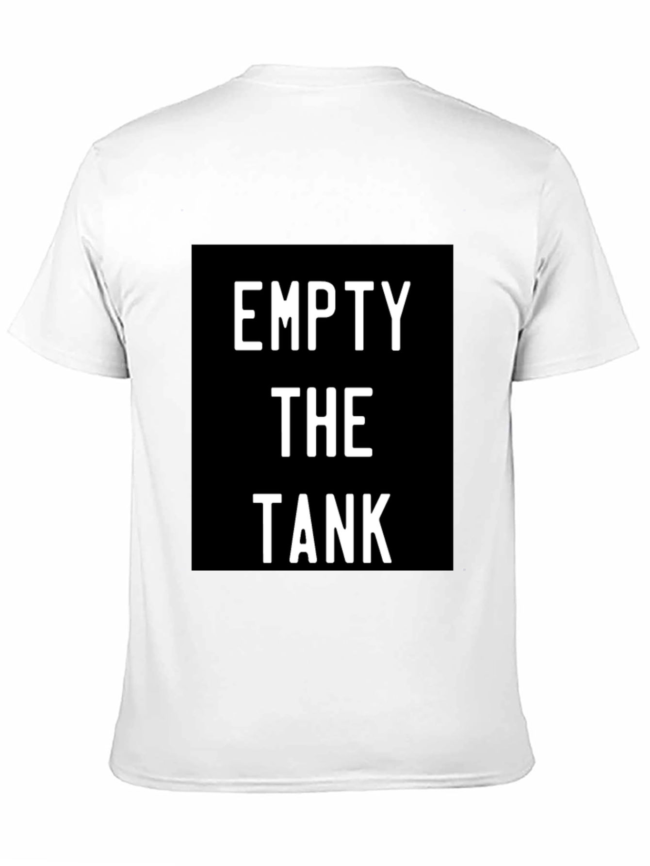 Empty the Tank Graphic T-Shirt - Black