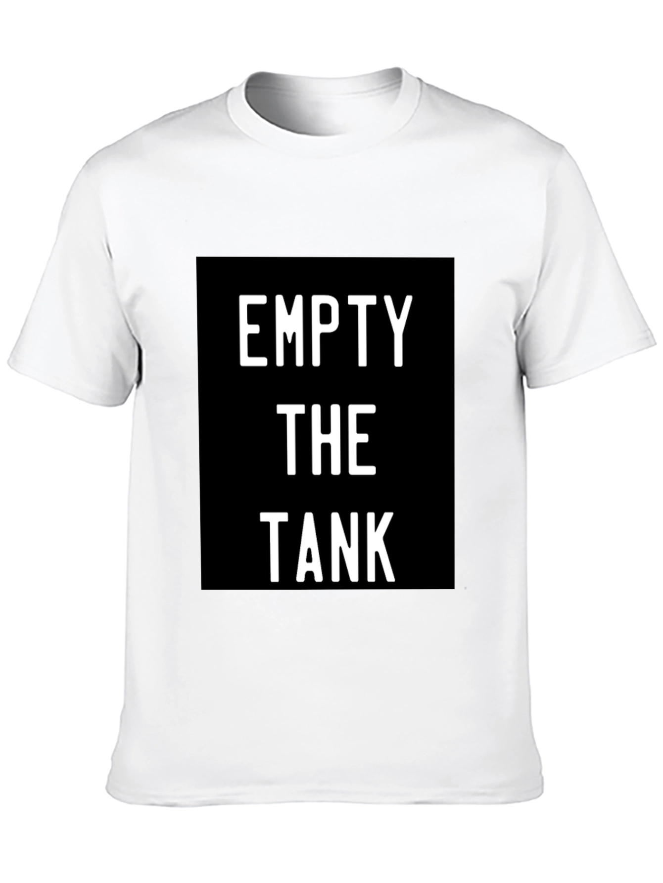 Empty the Tank Graphic T-Shirt - Black