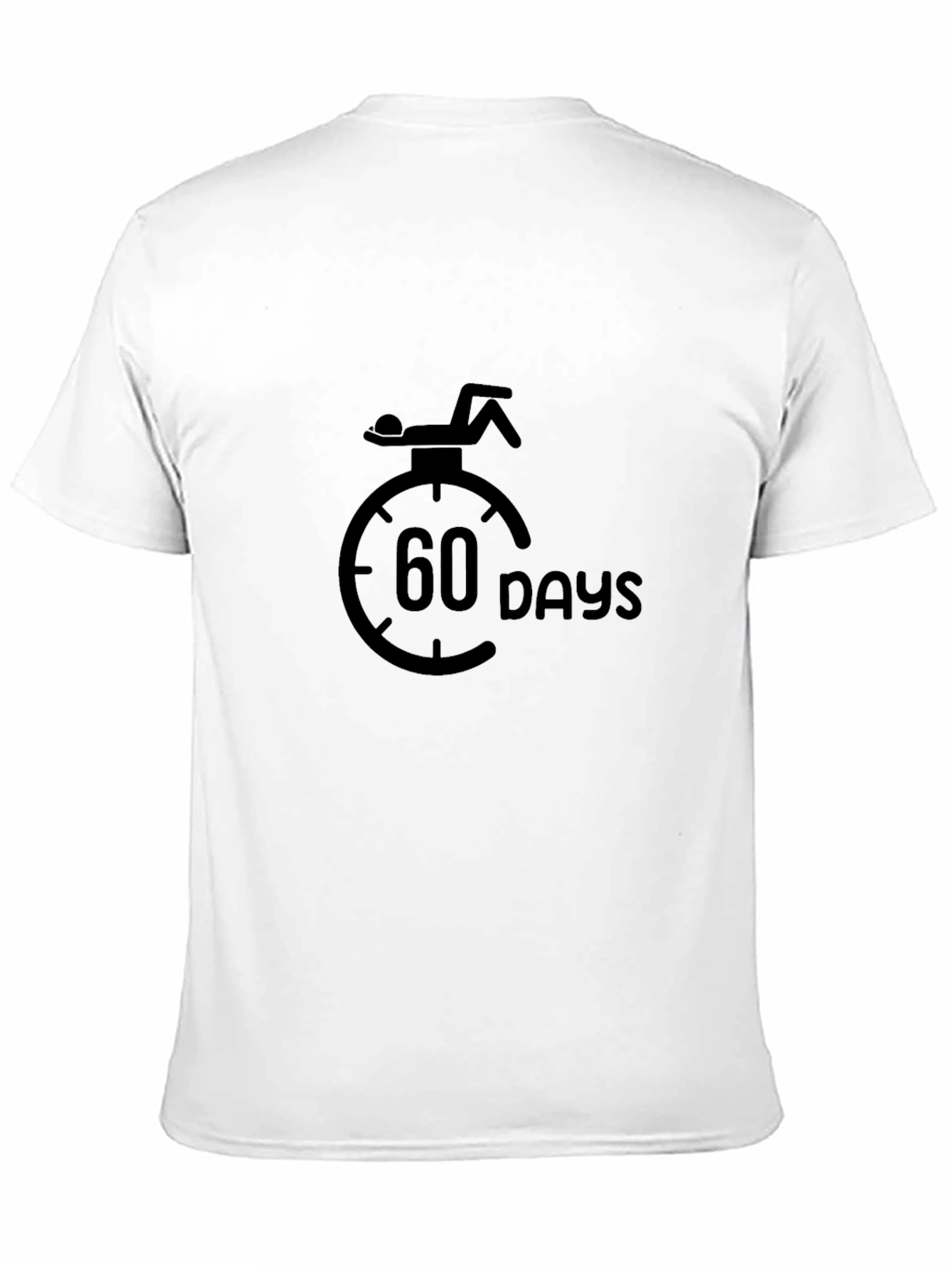 60 Days Until Vacation Graphic T-Shirt