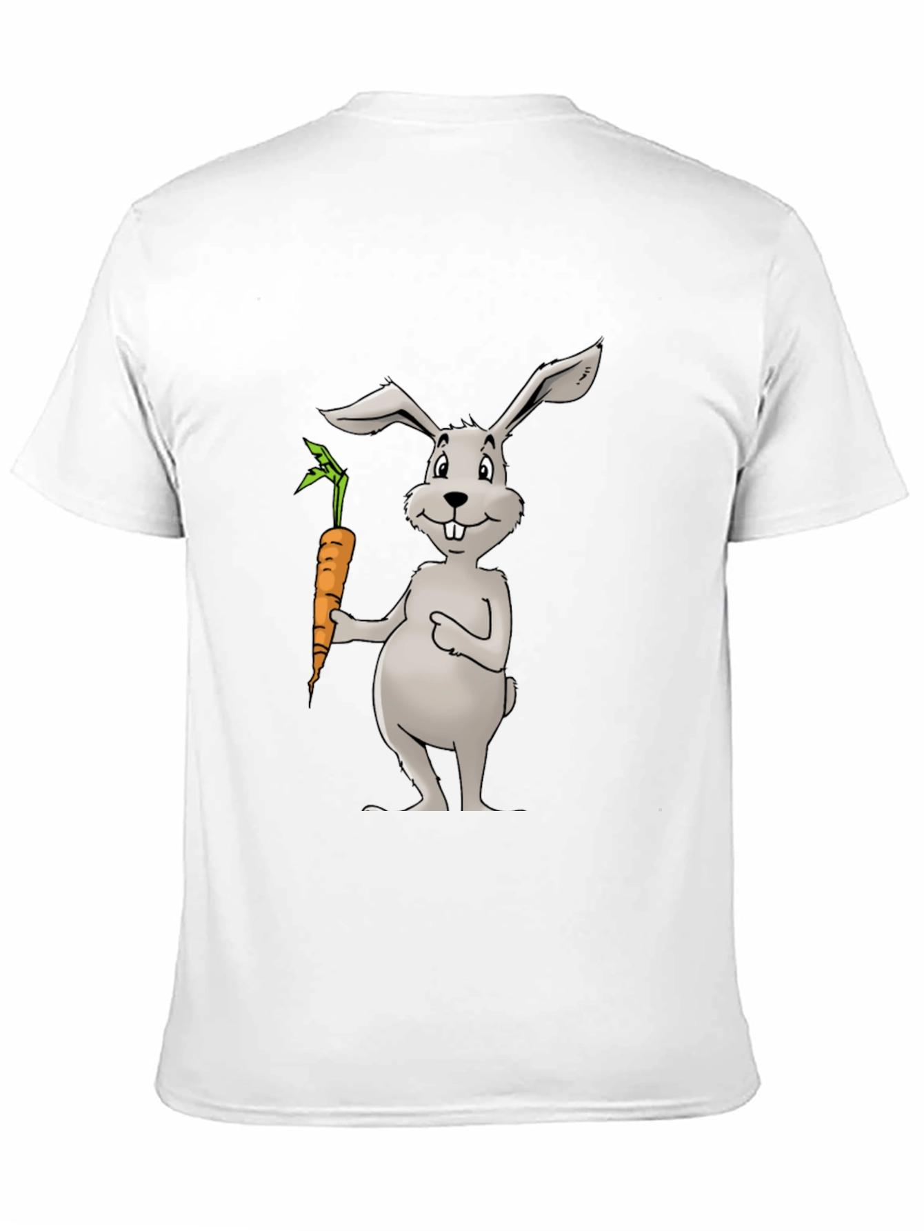 Bunny & Carrot Graphic T-Shirt - Mens Black Tee