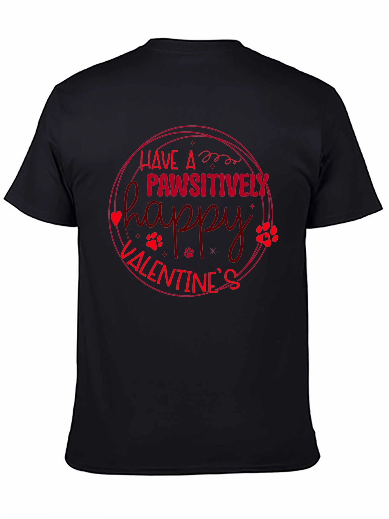 Paw-sitively Happy Valentines Day T-Shirt