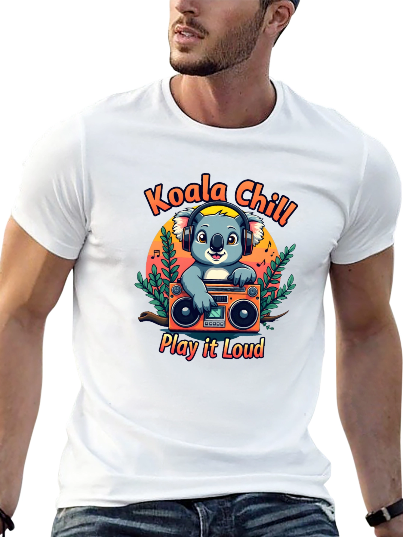 Koala Chill T-Shirt: Play it Loud!