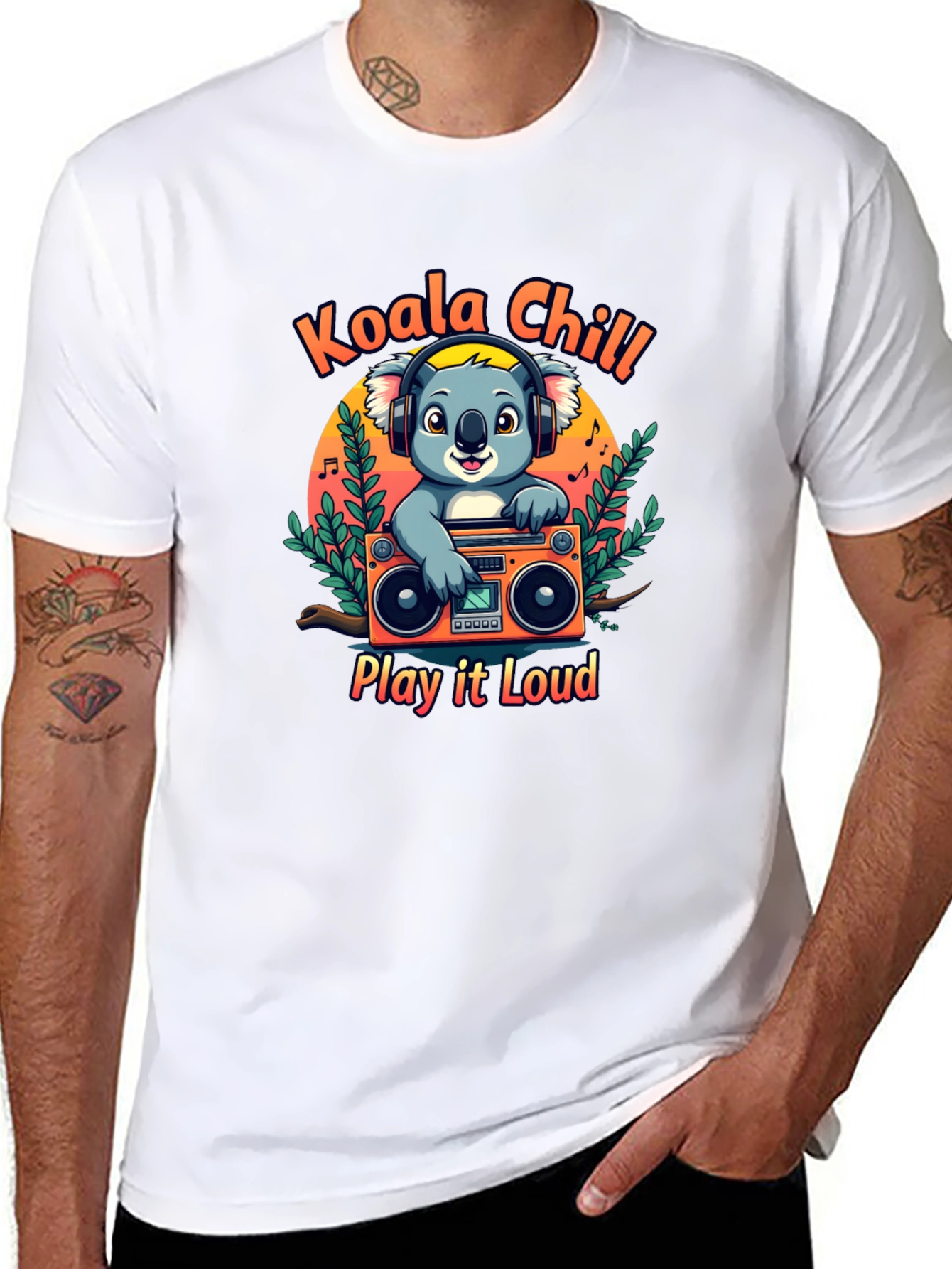 Koala Chill T-Shirt: Play it Loud!