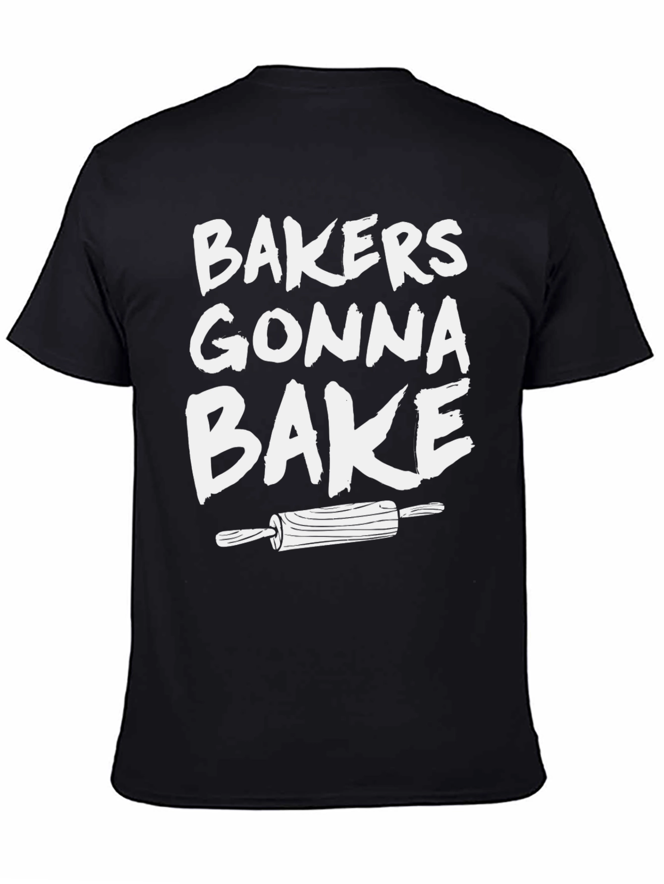 Bakers Gonna Bake Graphic Tee - Rolling Pin Design