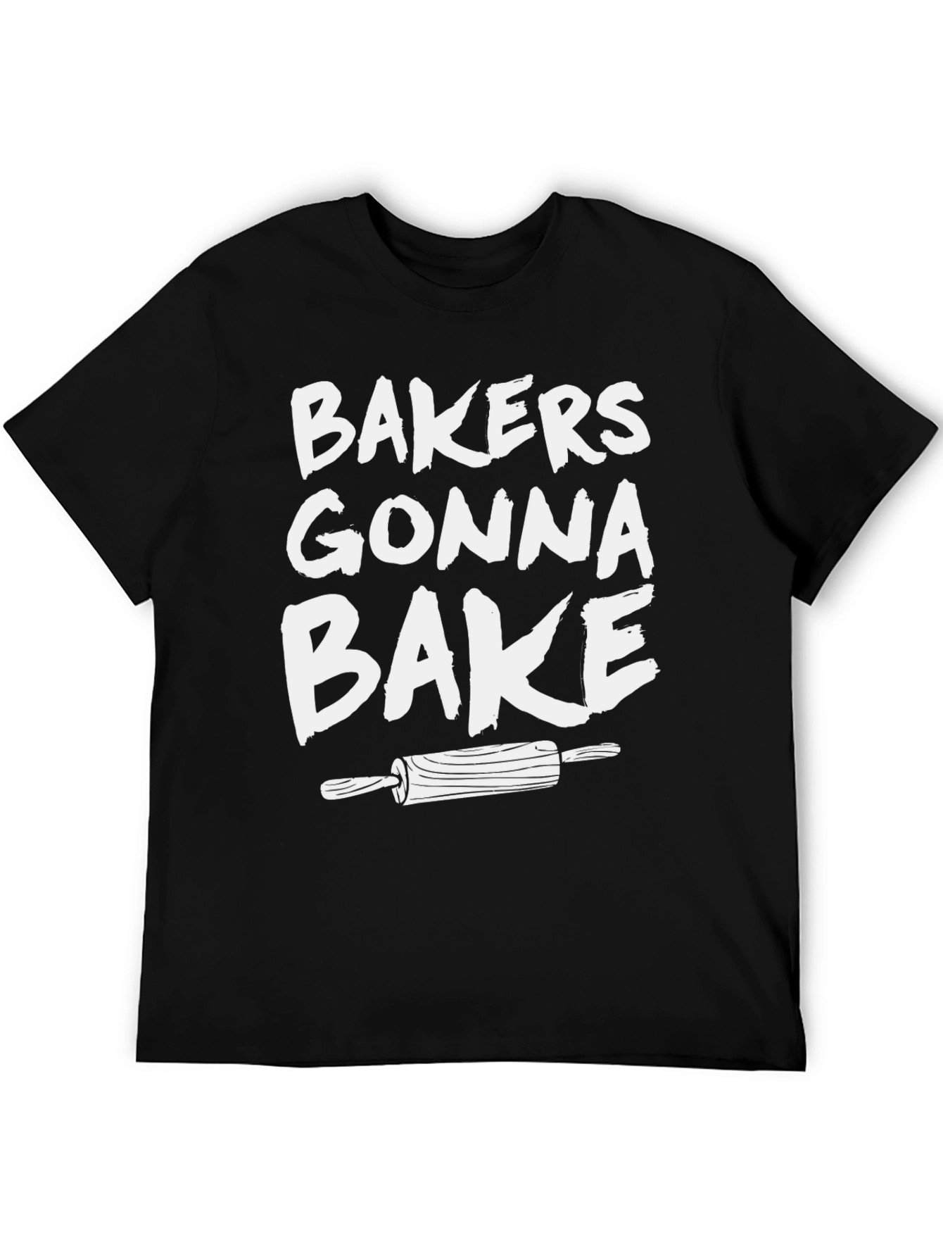 Bakers Gonna Bake Graphic Tee - Rolling Pin Design