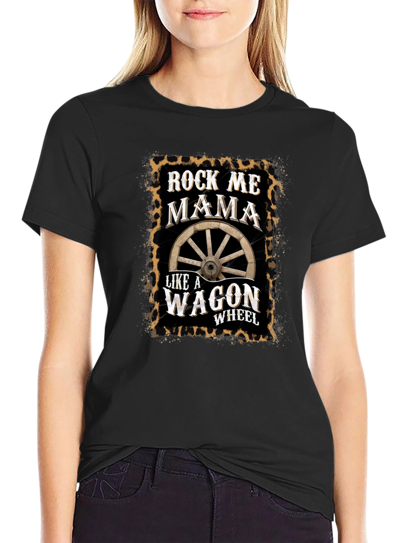 Rock Me Mama Wagon Wheel T-Shirt