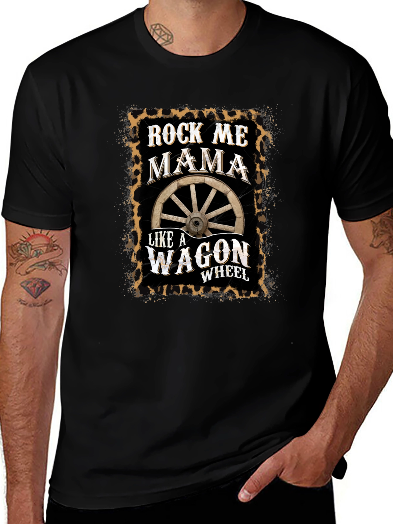 Rock Me Mama Wagon Wheel T-Shirt