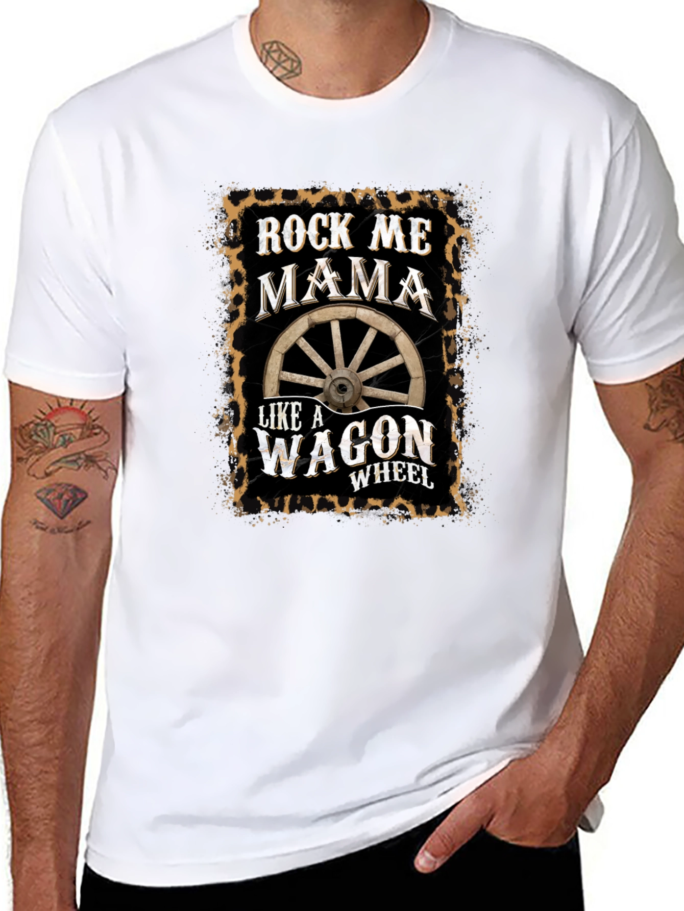 Rock Me Mama Wagon Wheel T-Shirt