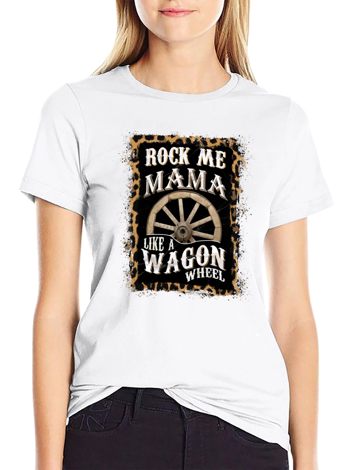 Rock Me Mama Wagon Wheel T-Shirt