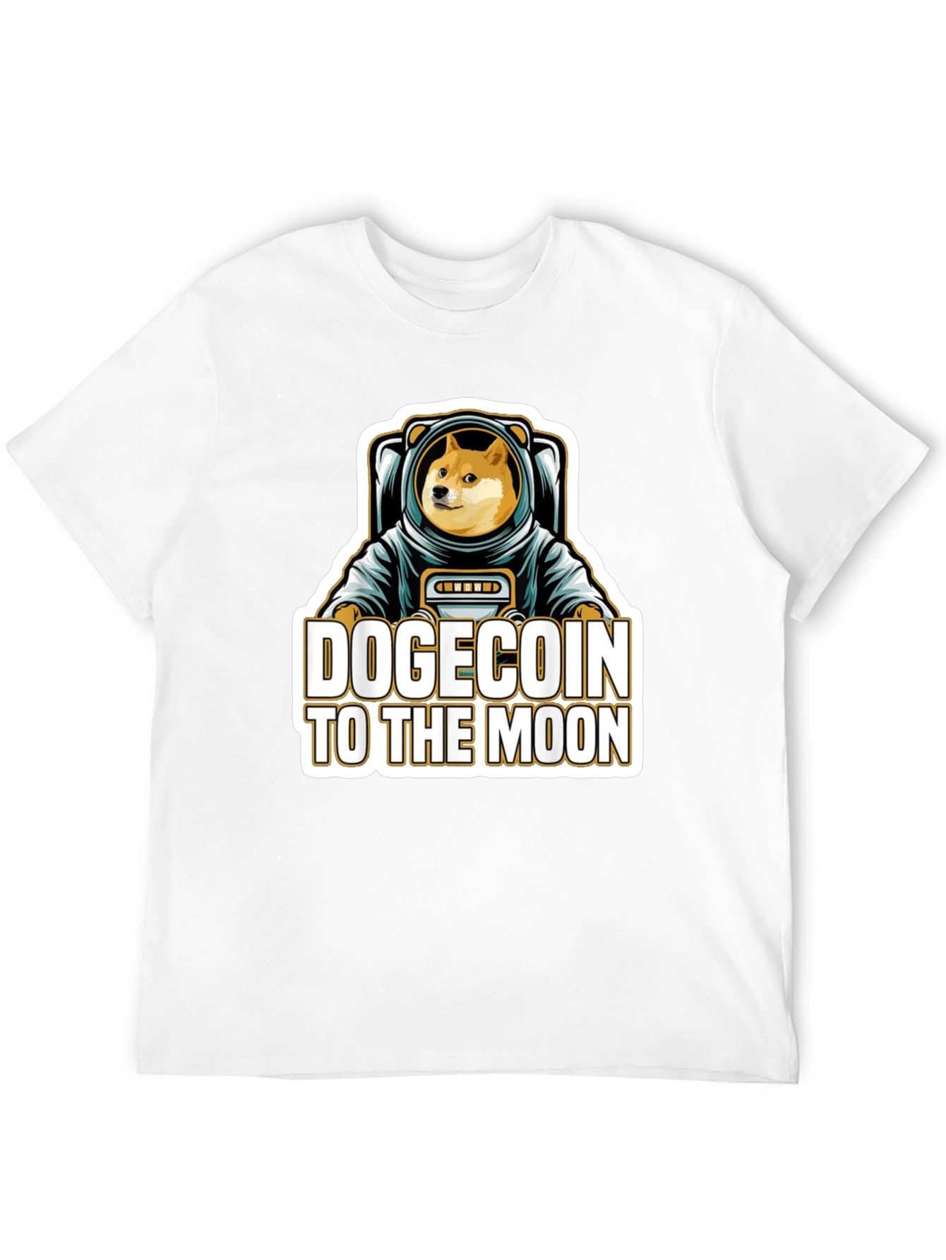 Dogecoin To The Moon T-Shirt - Crypto Astronaut Tee