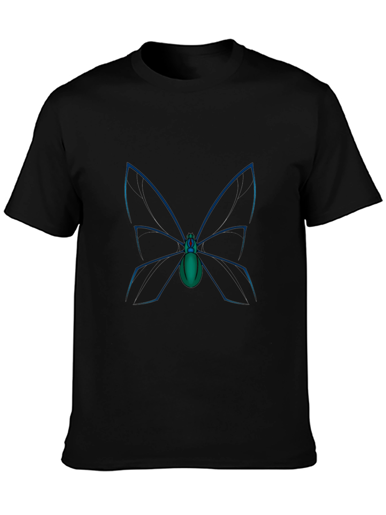 Butterfly Spider Graphic Tee - Soft Cotton Comfort