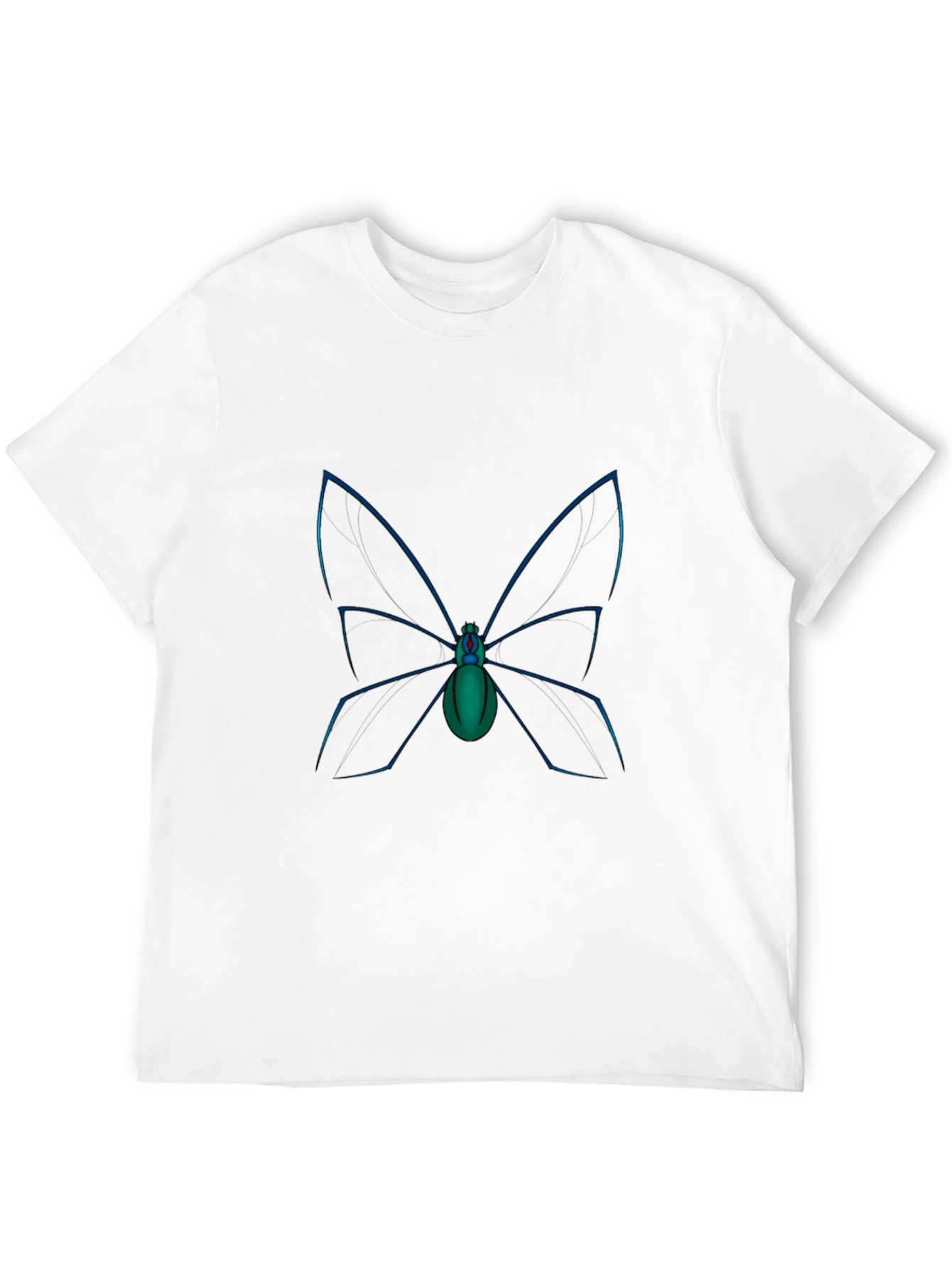 Butterfly Spider Graphic Tee - Soft Cotton Comfort