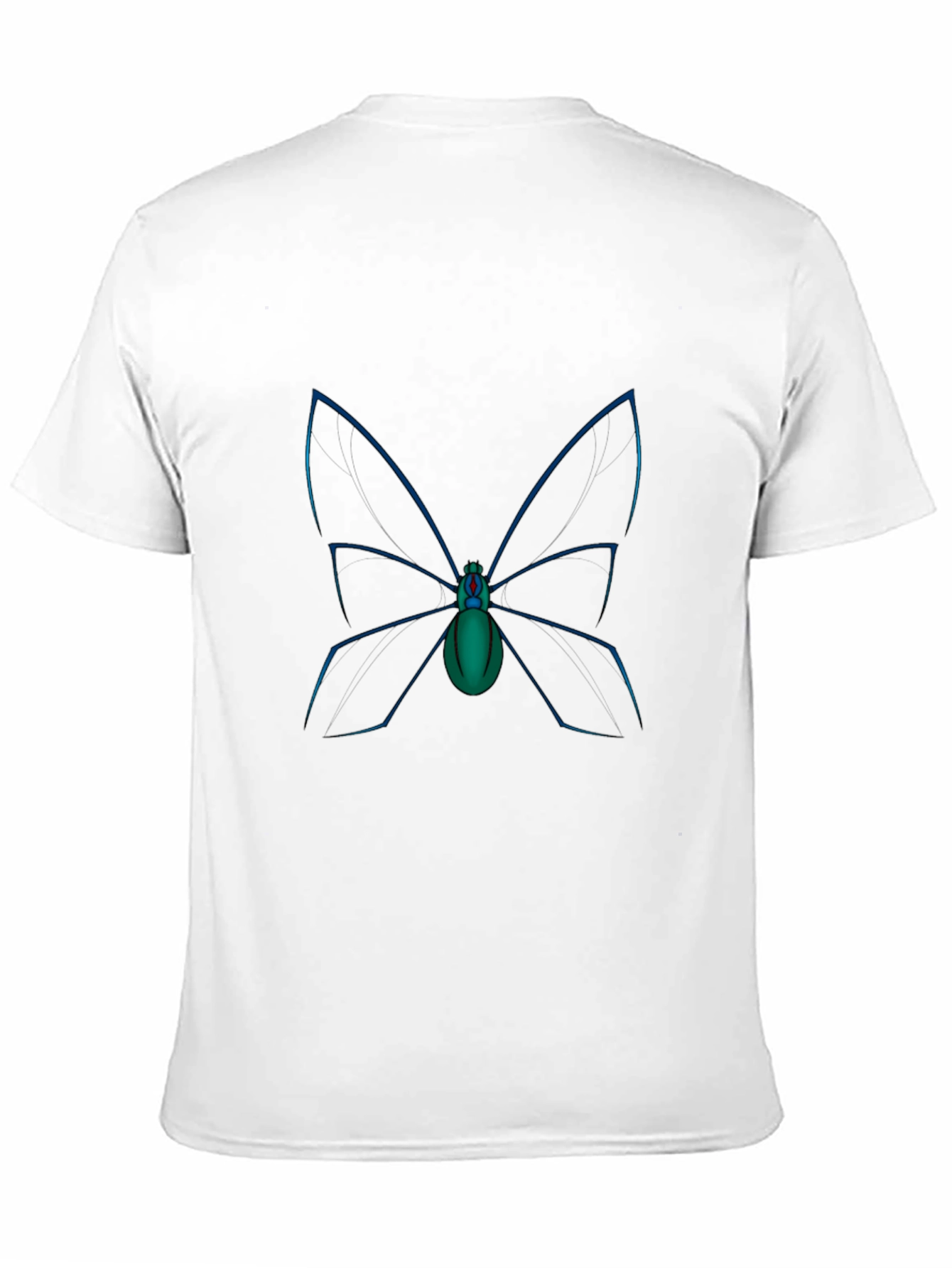 Butterfly Spider Graphic Tee - Soft Cotton Comfort