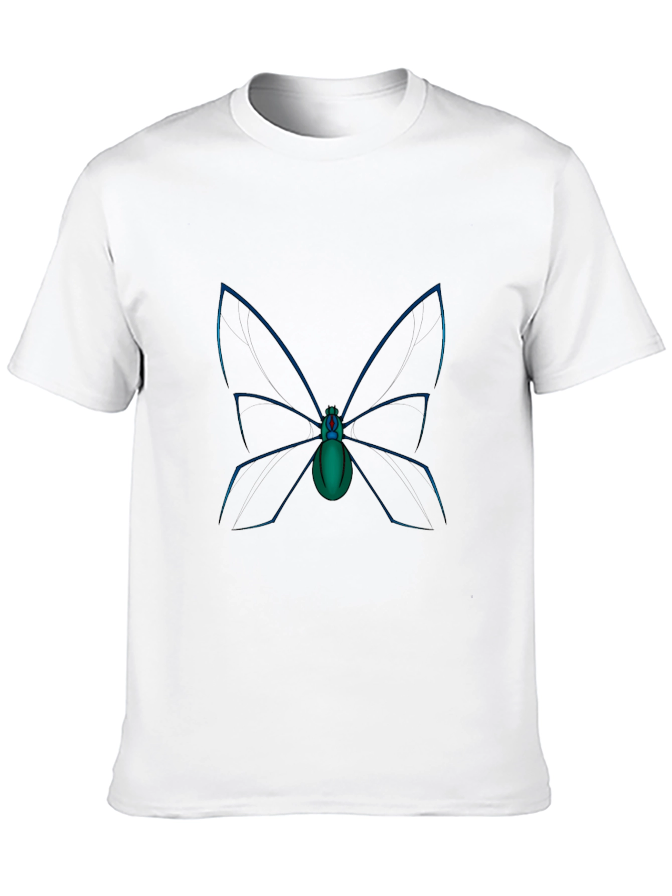 Butterfly Spider Graphic Tee - Soft Cotton Comfort