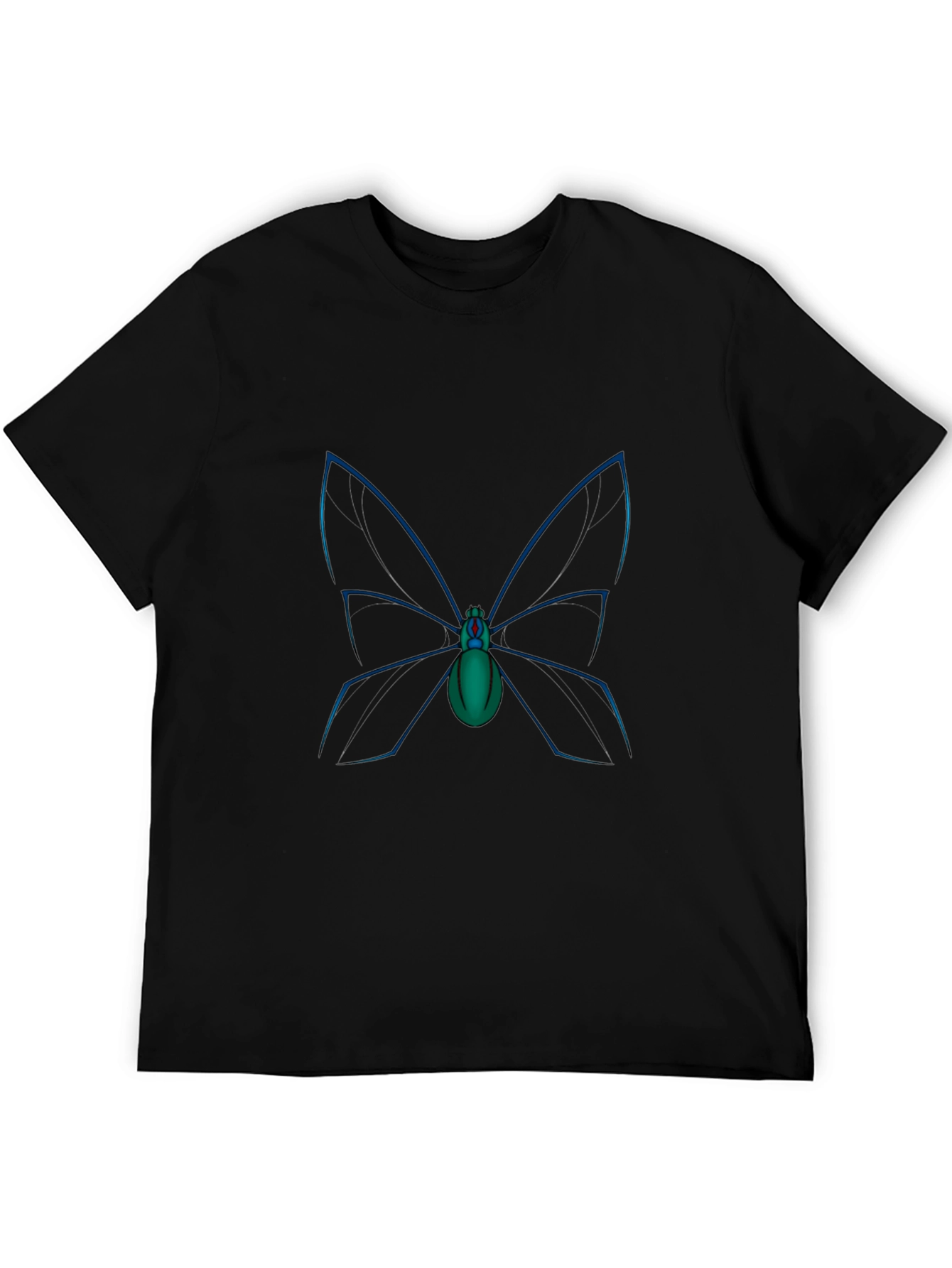Butterfly Spider Graphic Tee - Soft Cotton Comfort