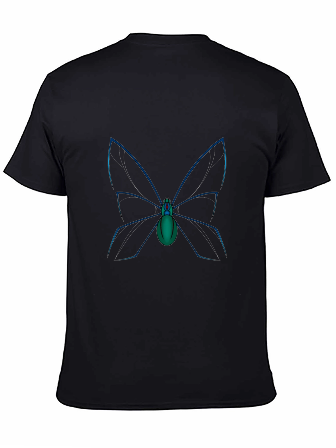 Butterfly Spider Graphic Tee - Soft Cotton Comfort