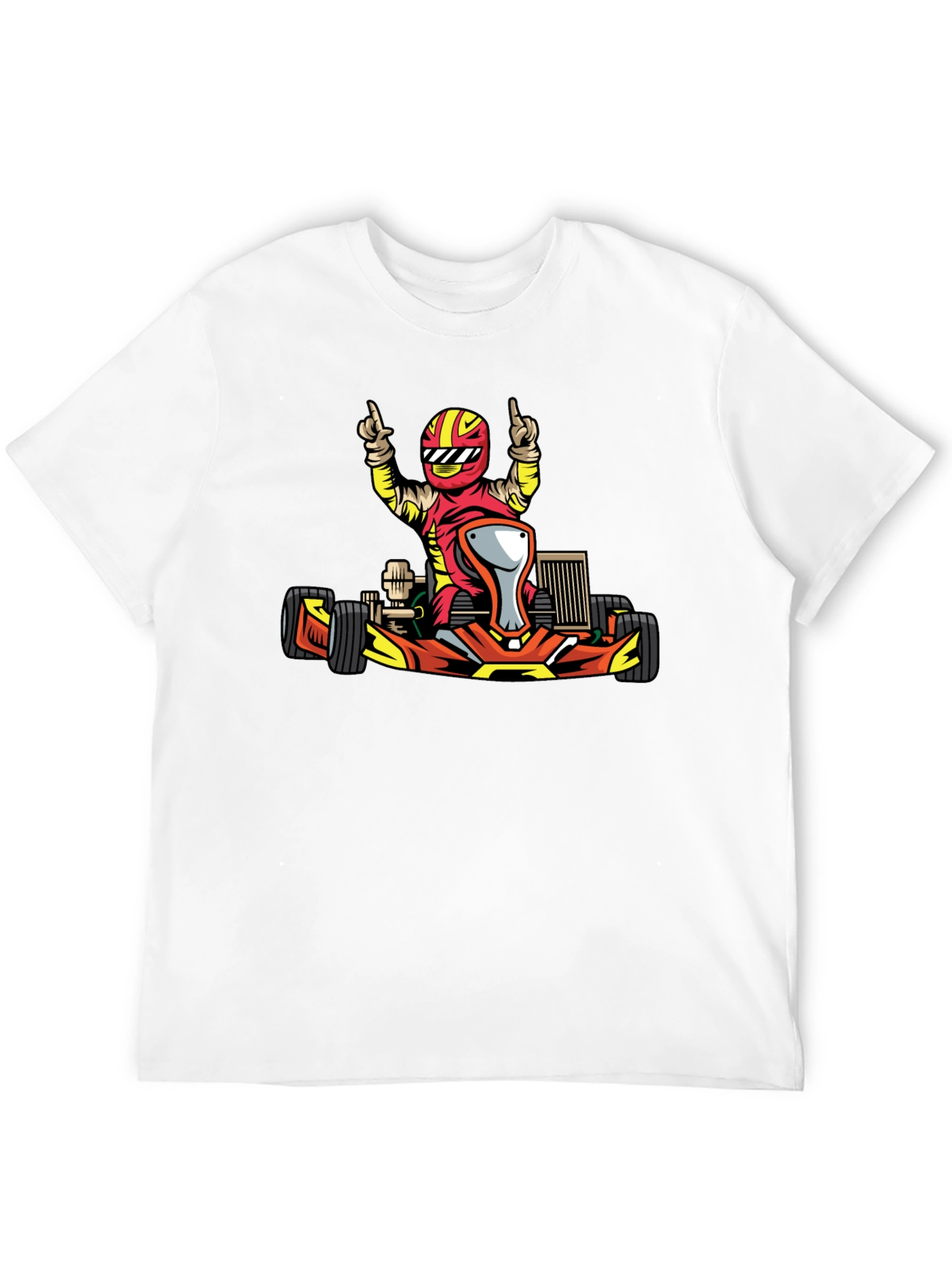 Kart Racing T-Shirt - Cool Graphic Tee