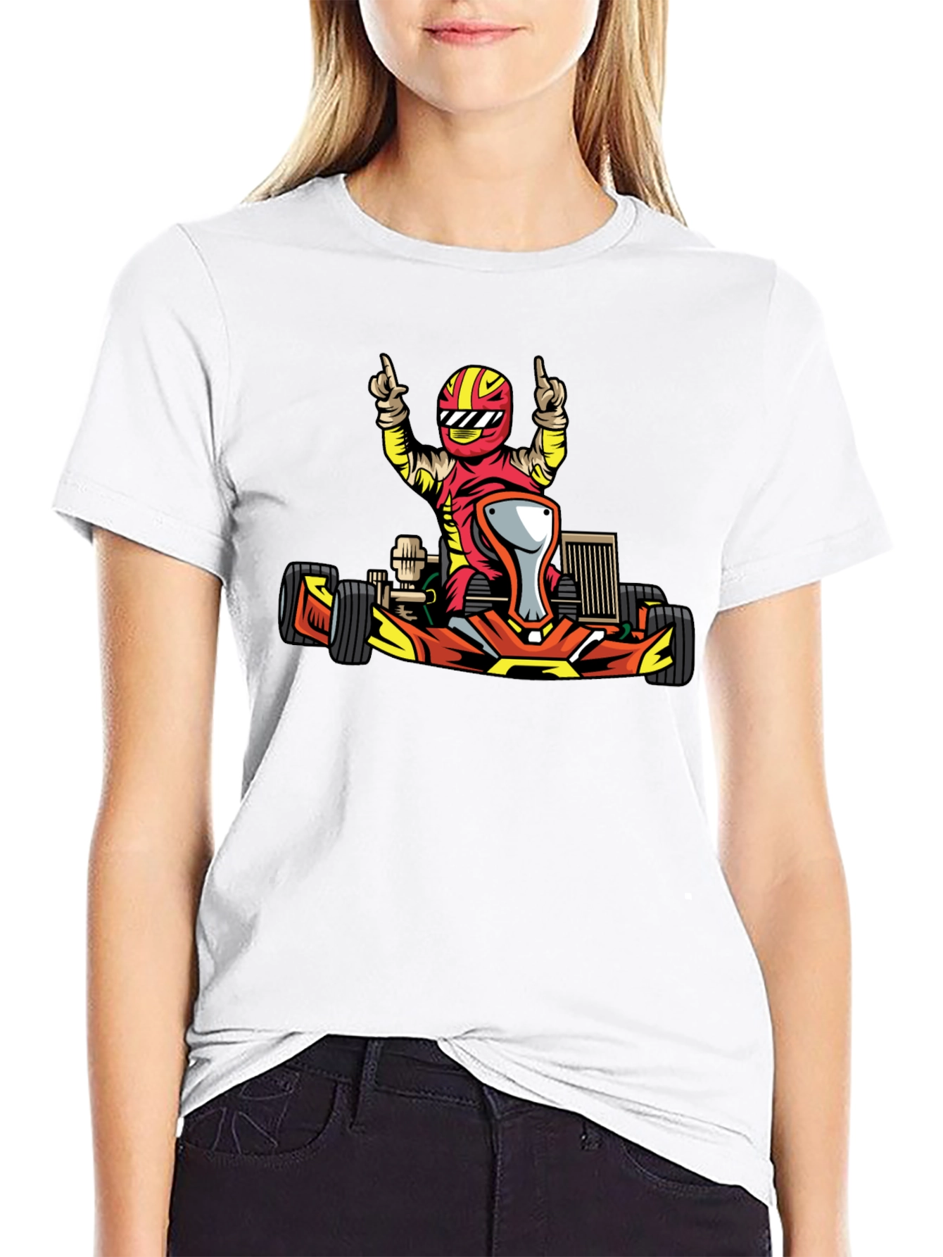 Kart Racing T-Shirt - Cool Graphic Tee