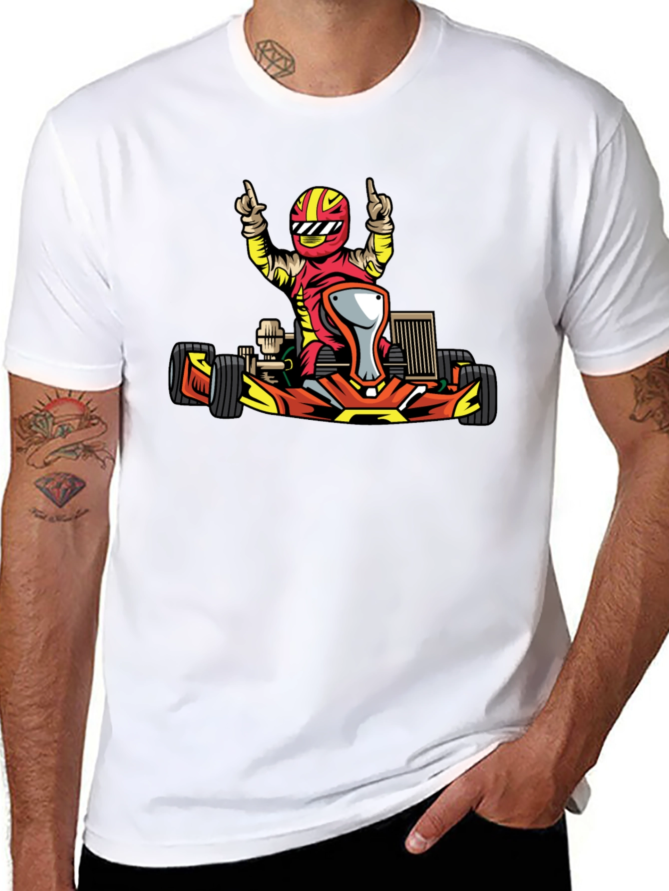 Kart Racing T-Shirt - Cool Graphic Tee