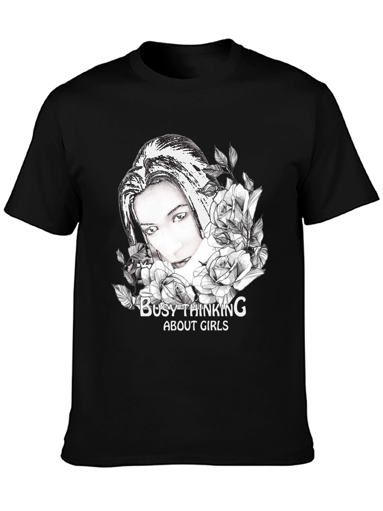 Busy Thinking About Girls Graphic Tee