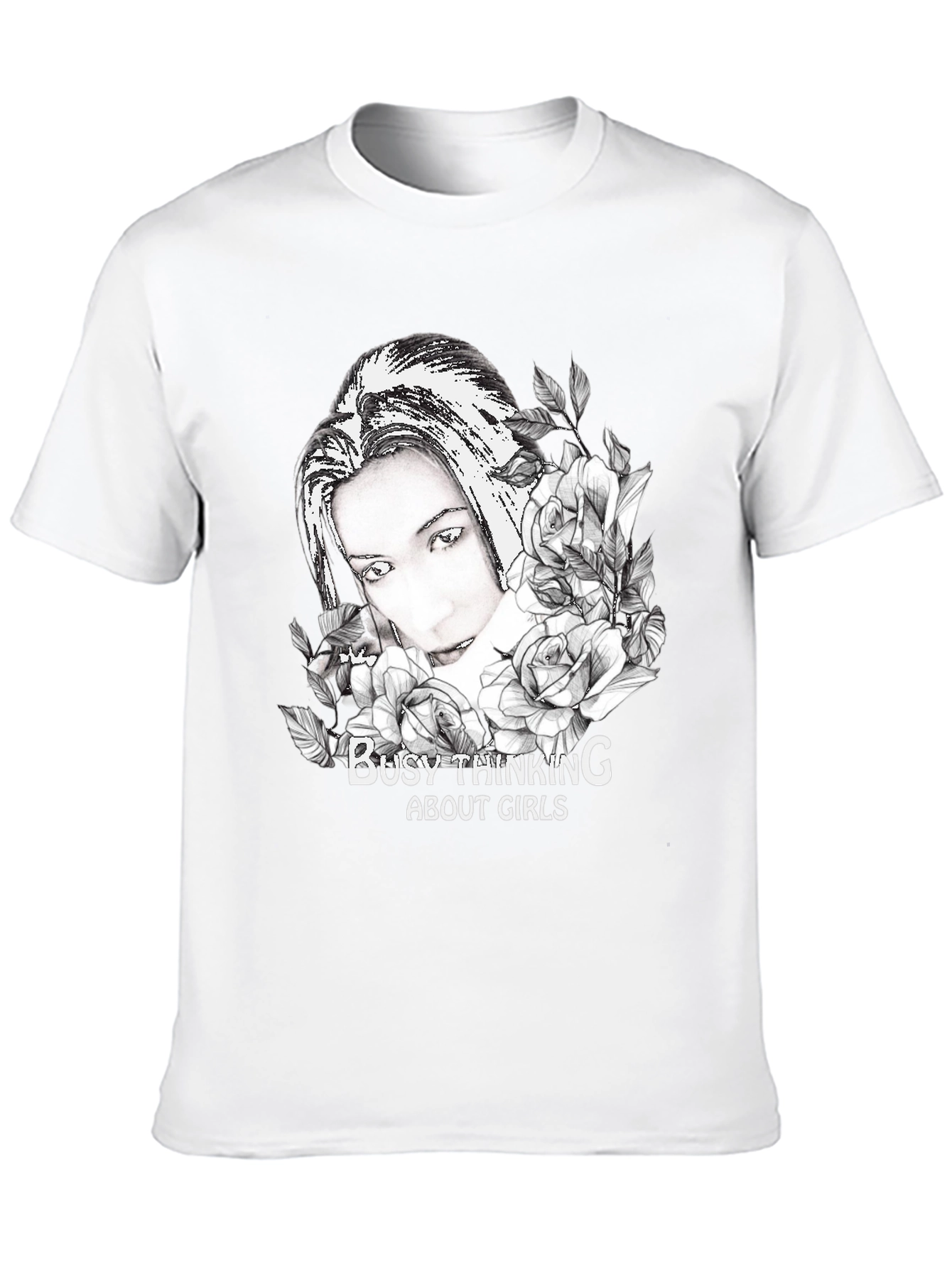 Busy Thinking About Girls Graphic Tee