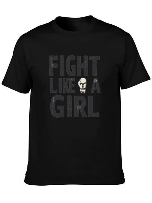 Fight Like a Girl Boxing Glove Graphic Tee