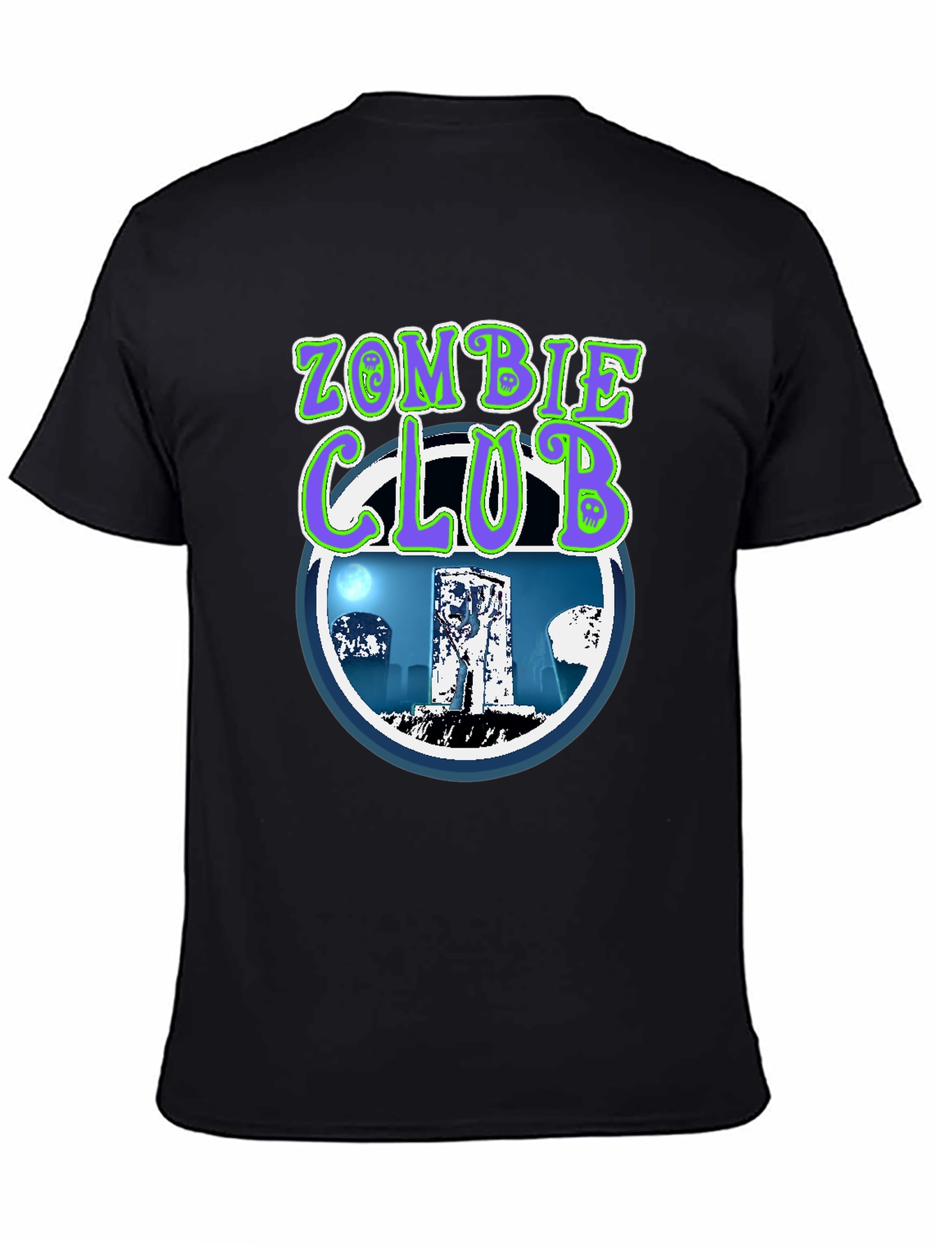 Zombie Club T-Shirt - Spooky Graphic Tee