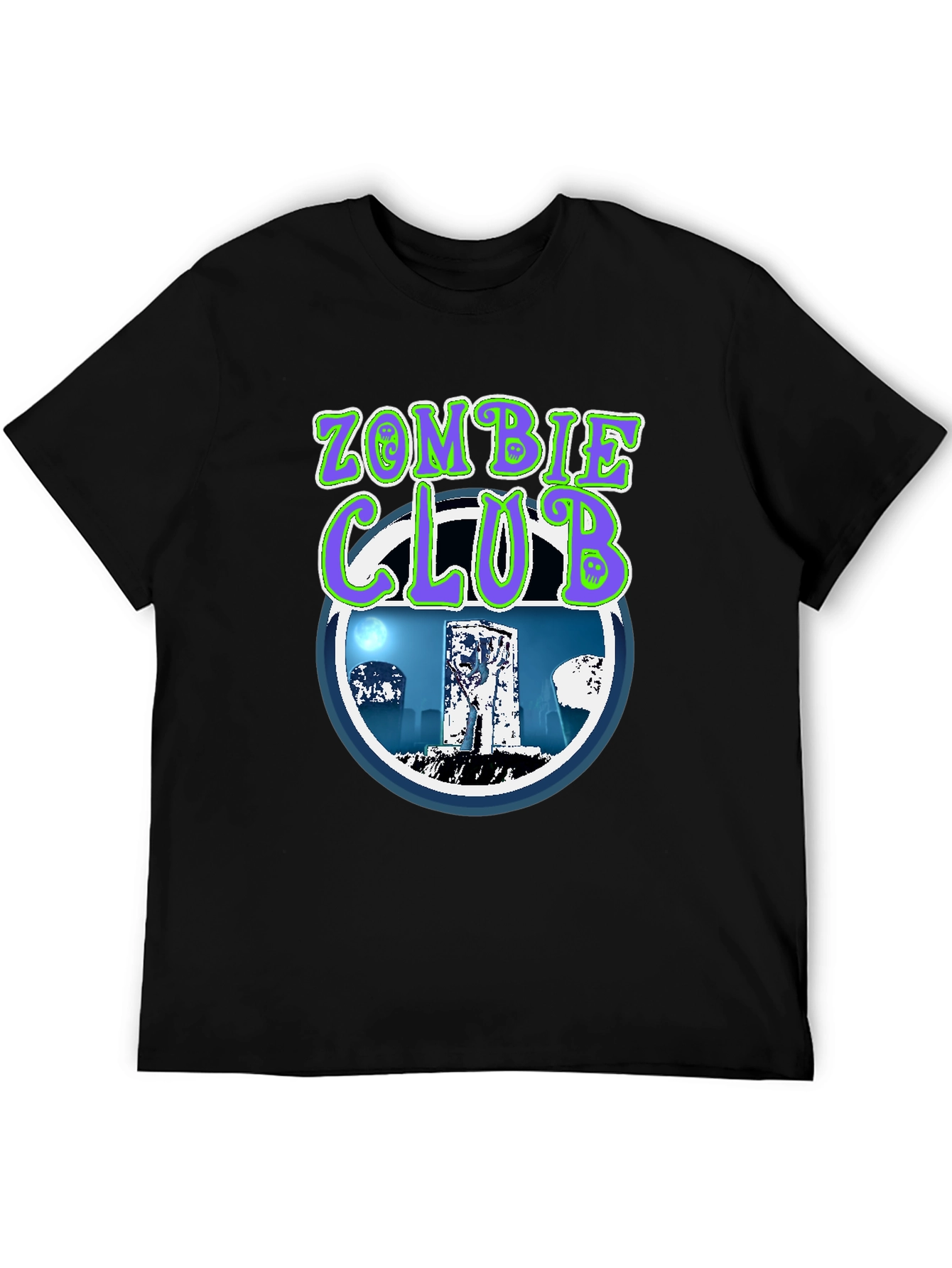 Zombie Club T-Shirt - Spooky Graphic Tee