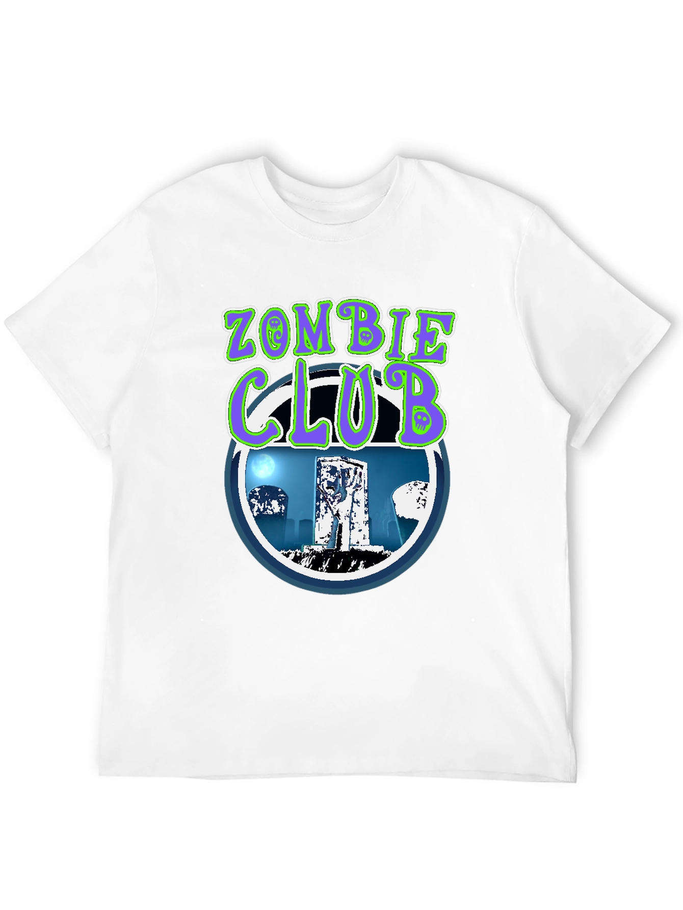 Zombie Club T-Shirt - Spooky Graphic Tee