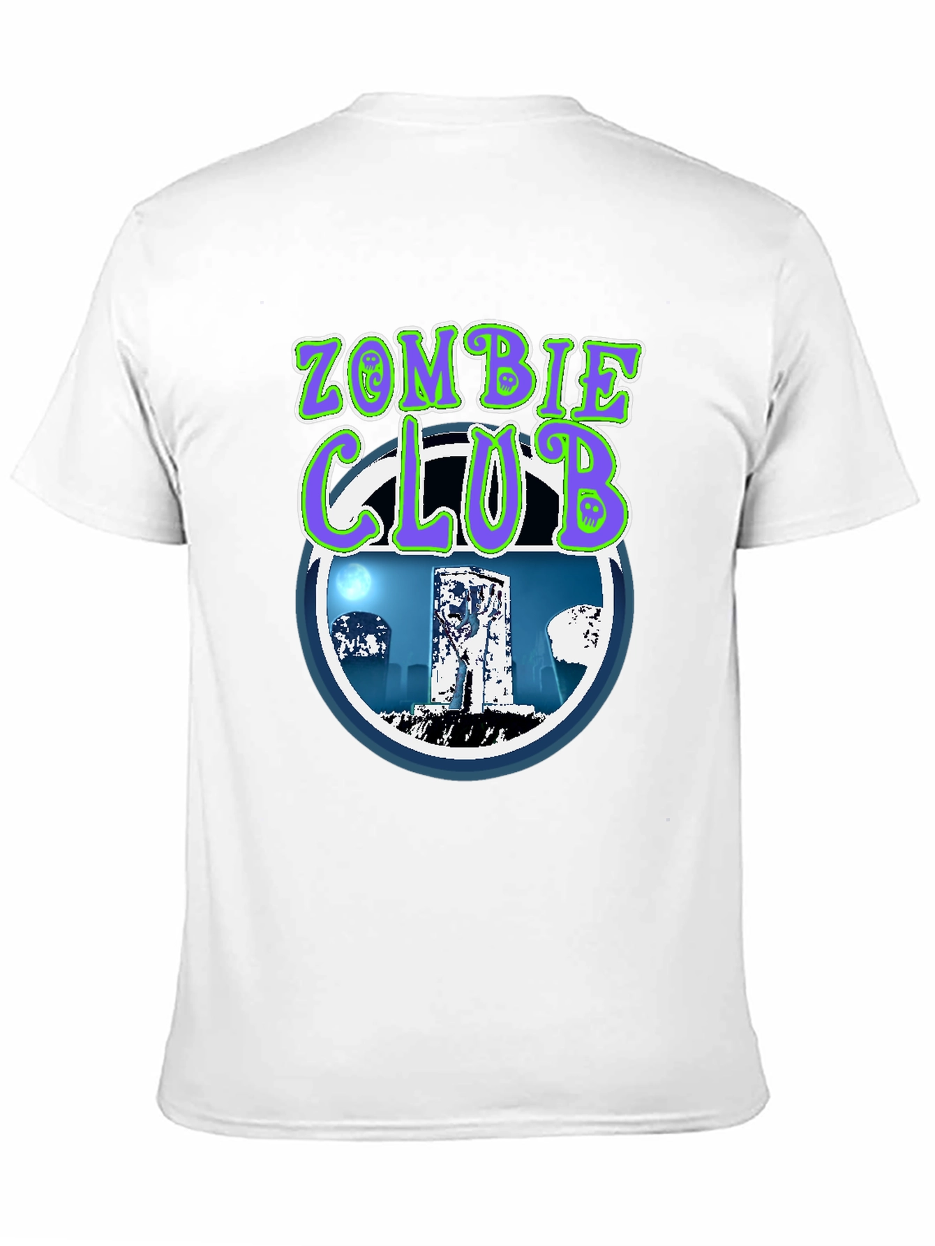 Zombie Club T-Shirt - Spooky Graphic Tee