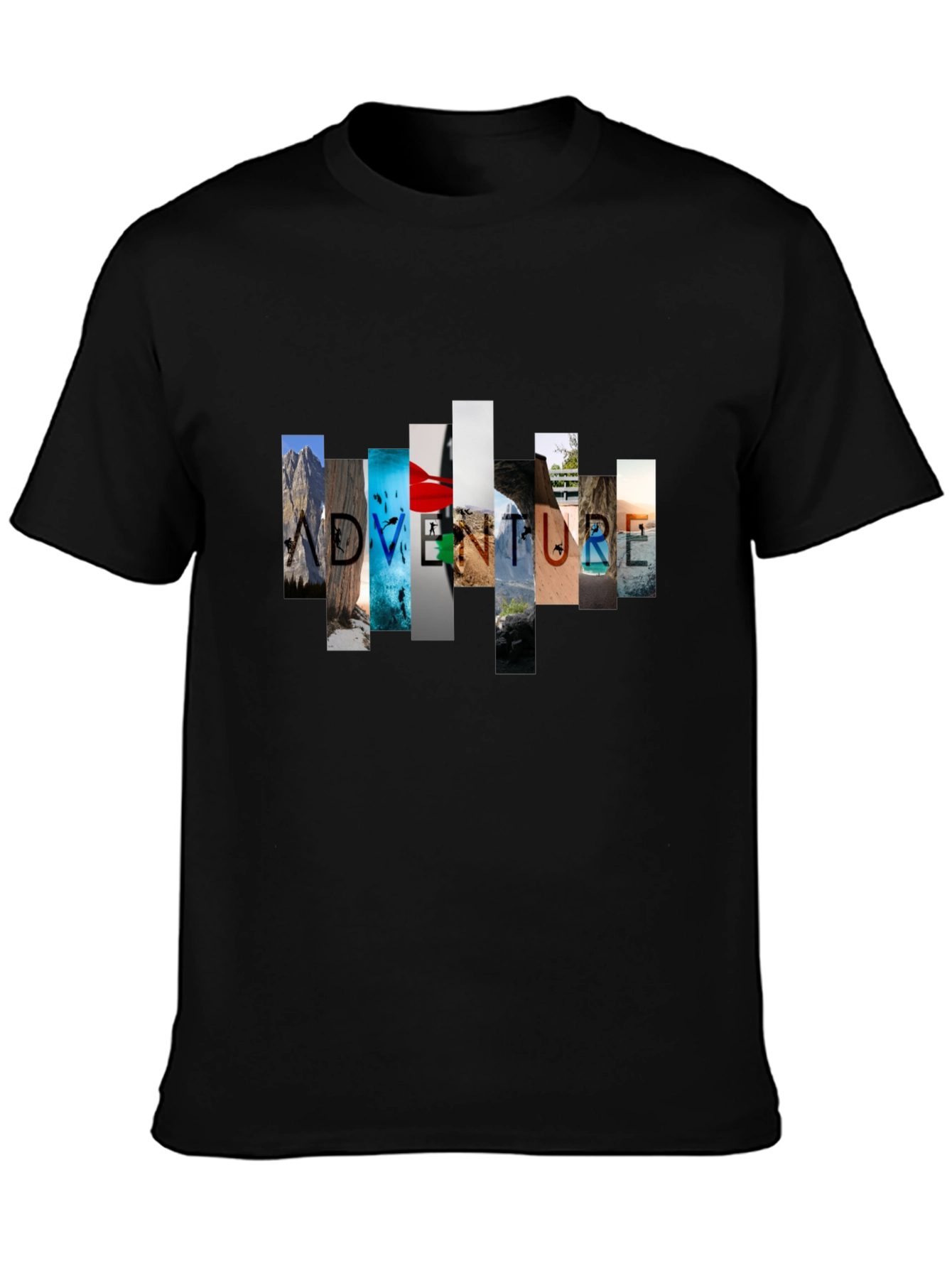 Adventure Graphic Black T-Shirt